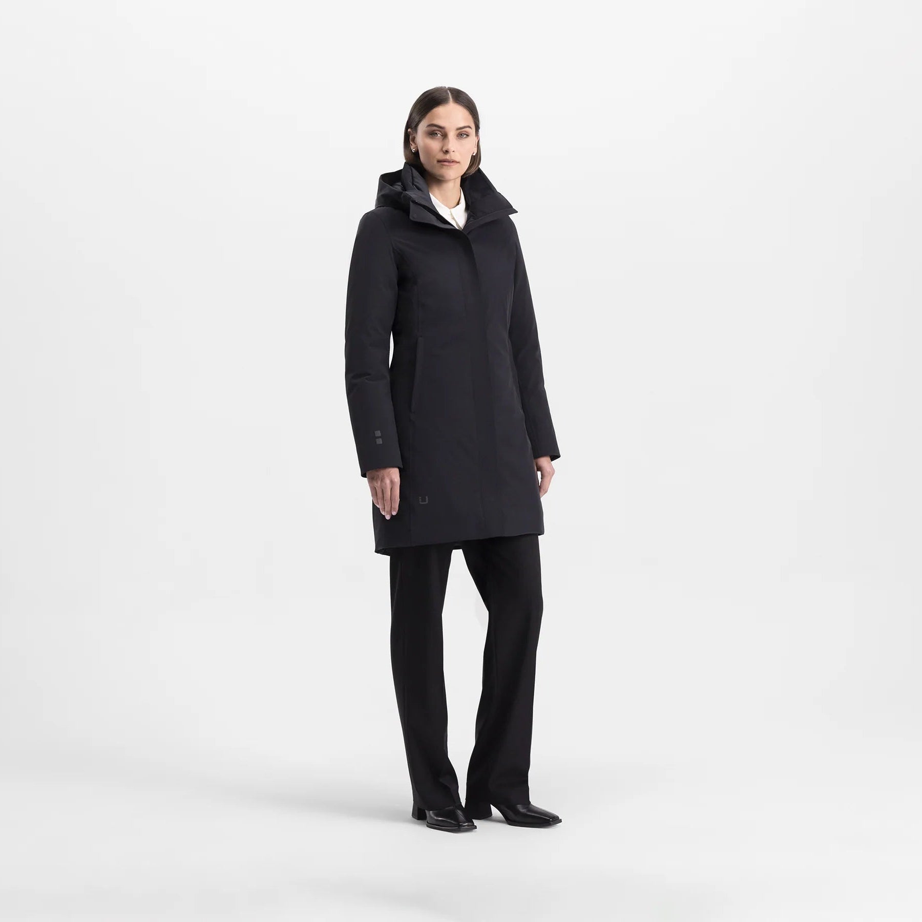 UBR White Heat Down Parka Black