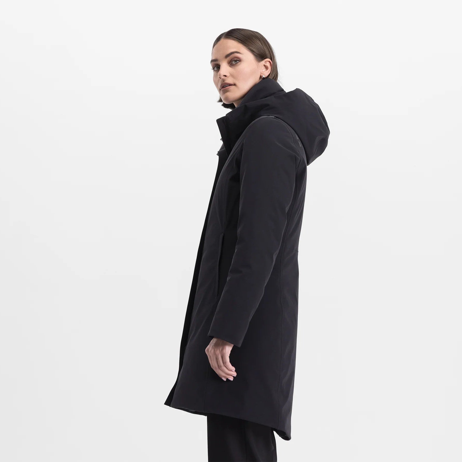 UBR White Heat Down Parka Black