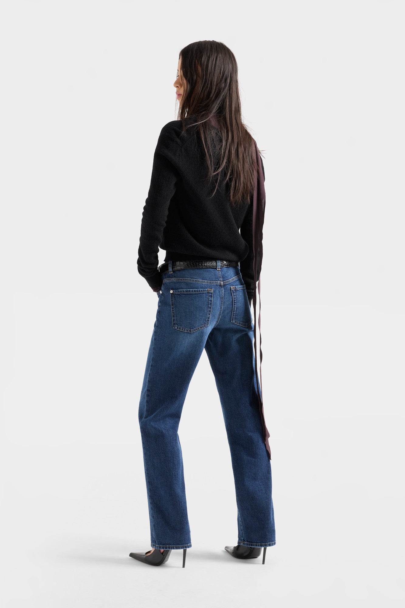 7 For All Mankind Calie Straight Indiglow Jeans