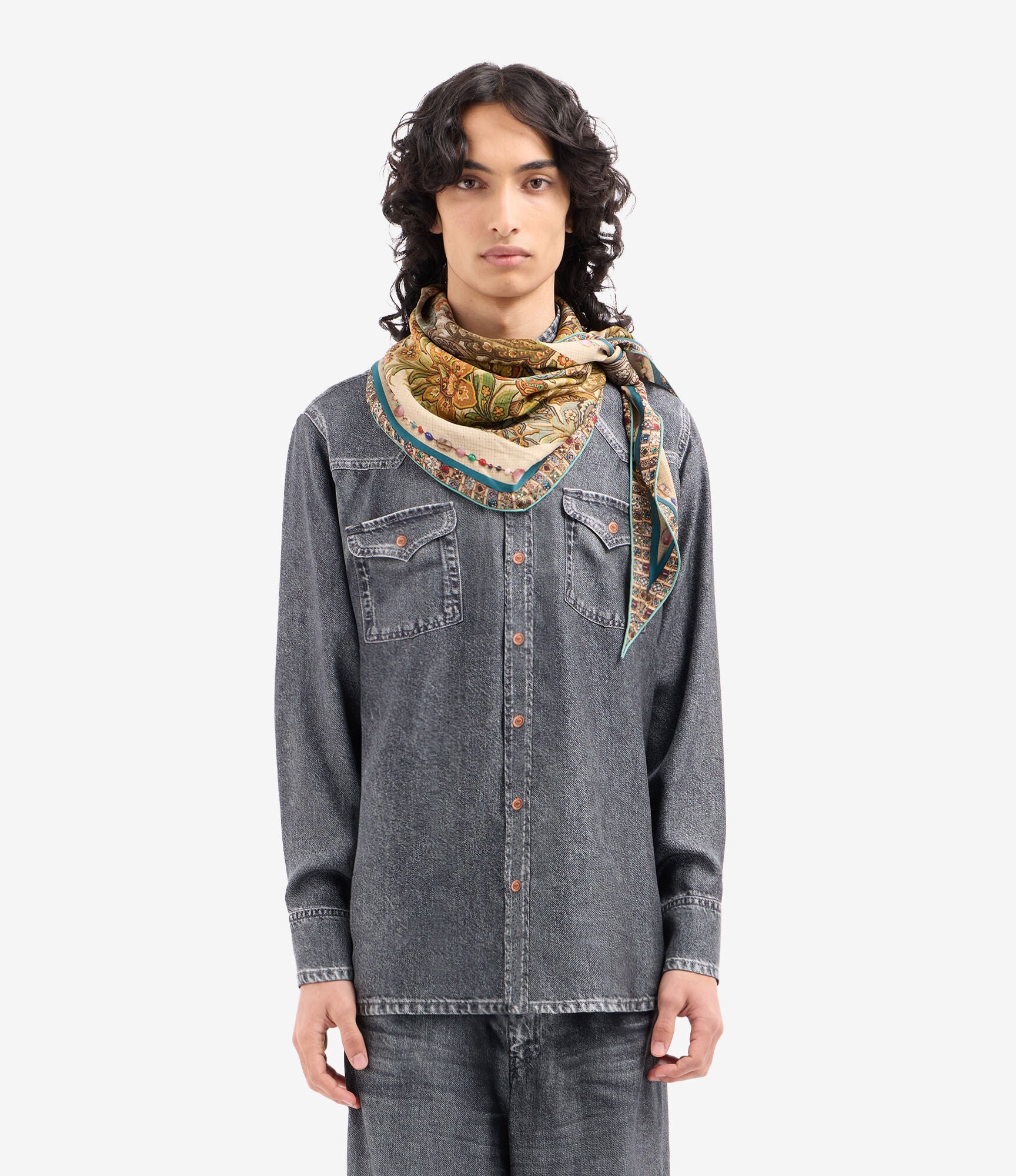 Pierre-Louis Mascia Aloeuw Rombe Silketørklæde