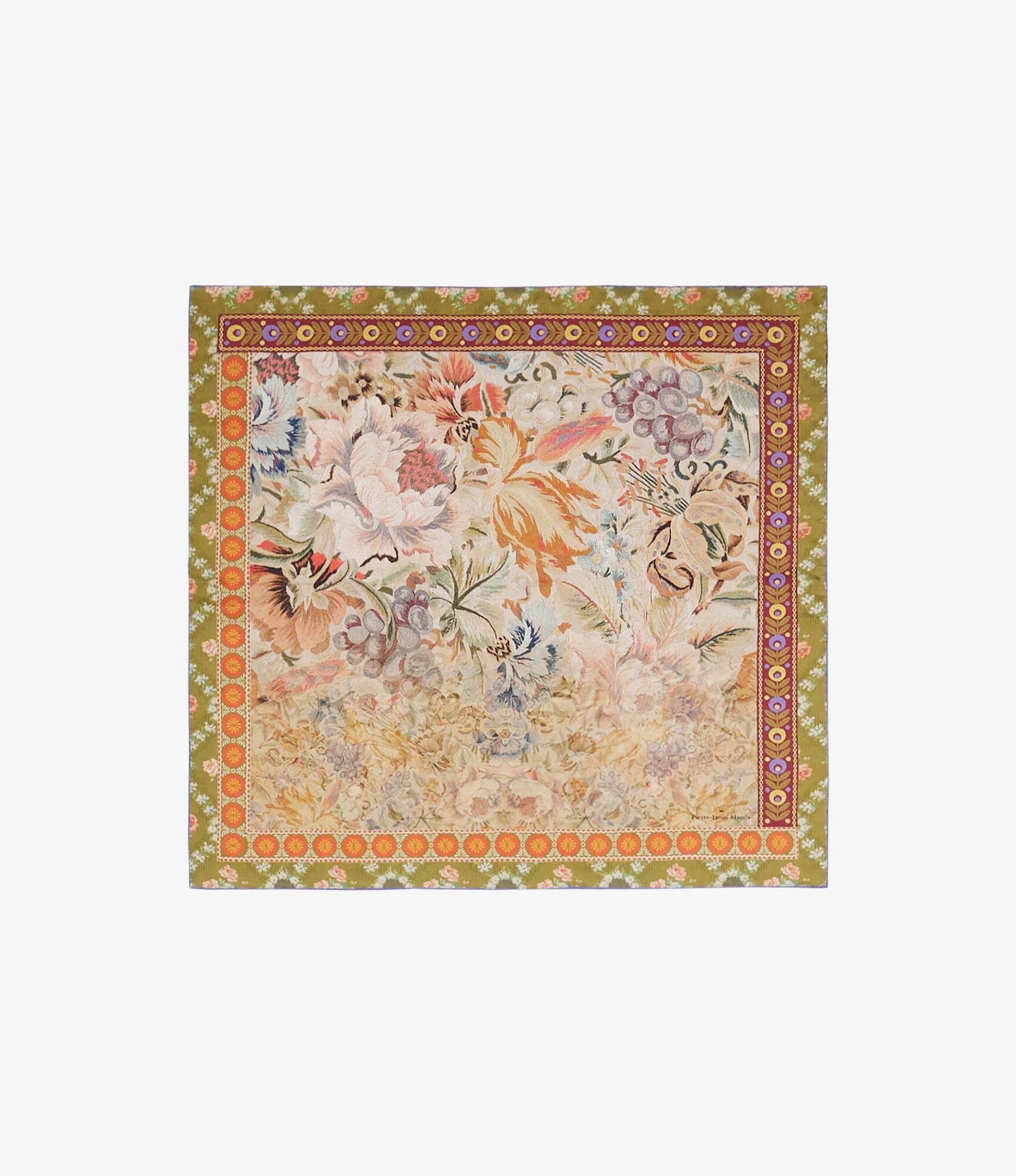 Pierre-Louis Mascia Aloeuw Bandana Silketørklæde Orange