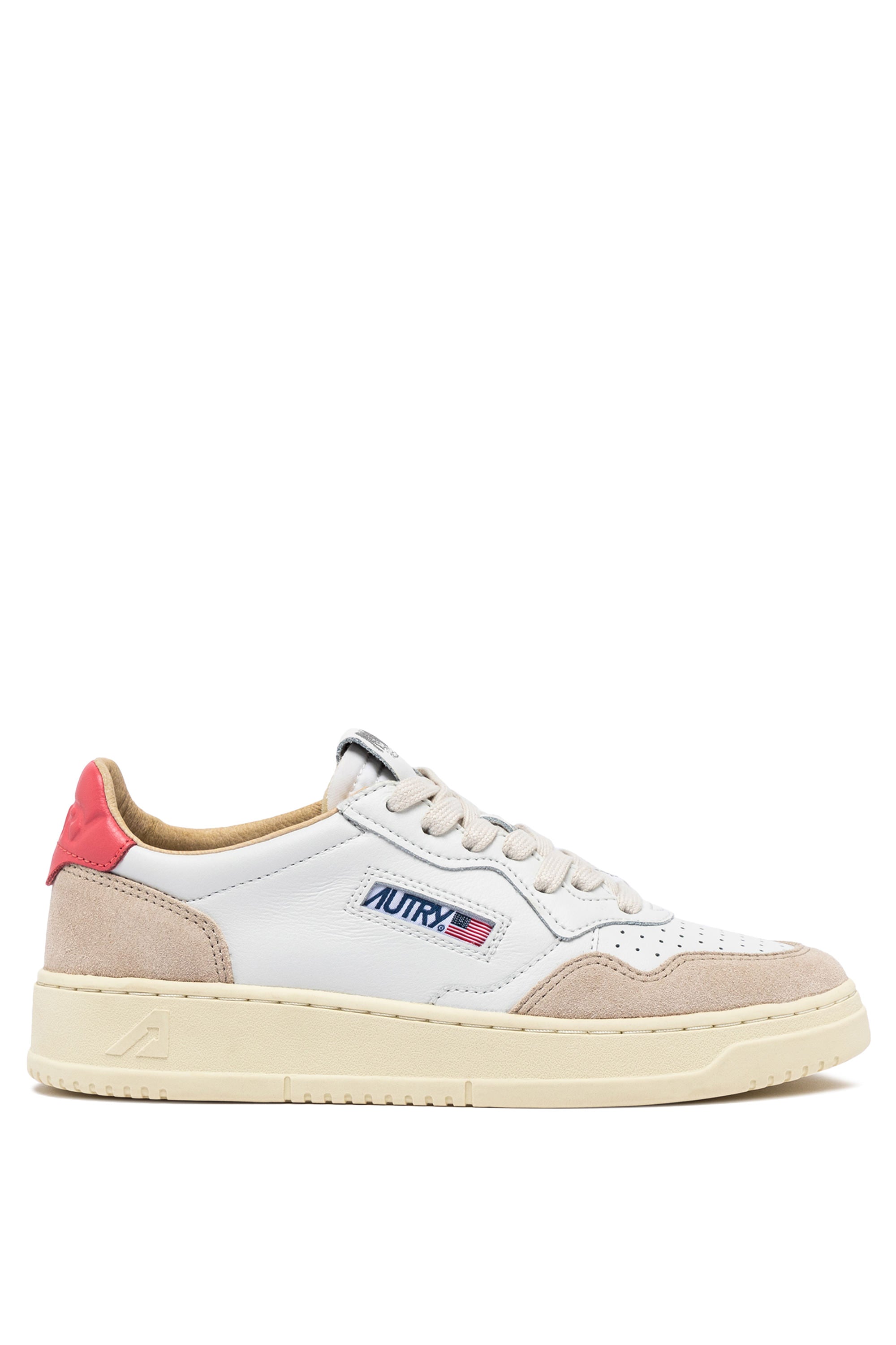 Autry Medalist Læder Sneakers Hvid/Rose