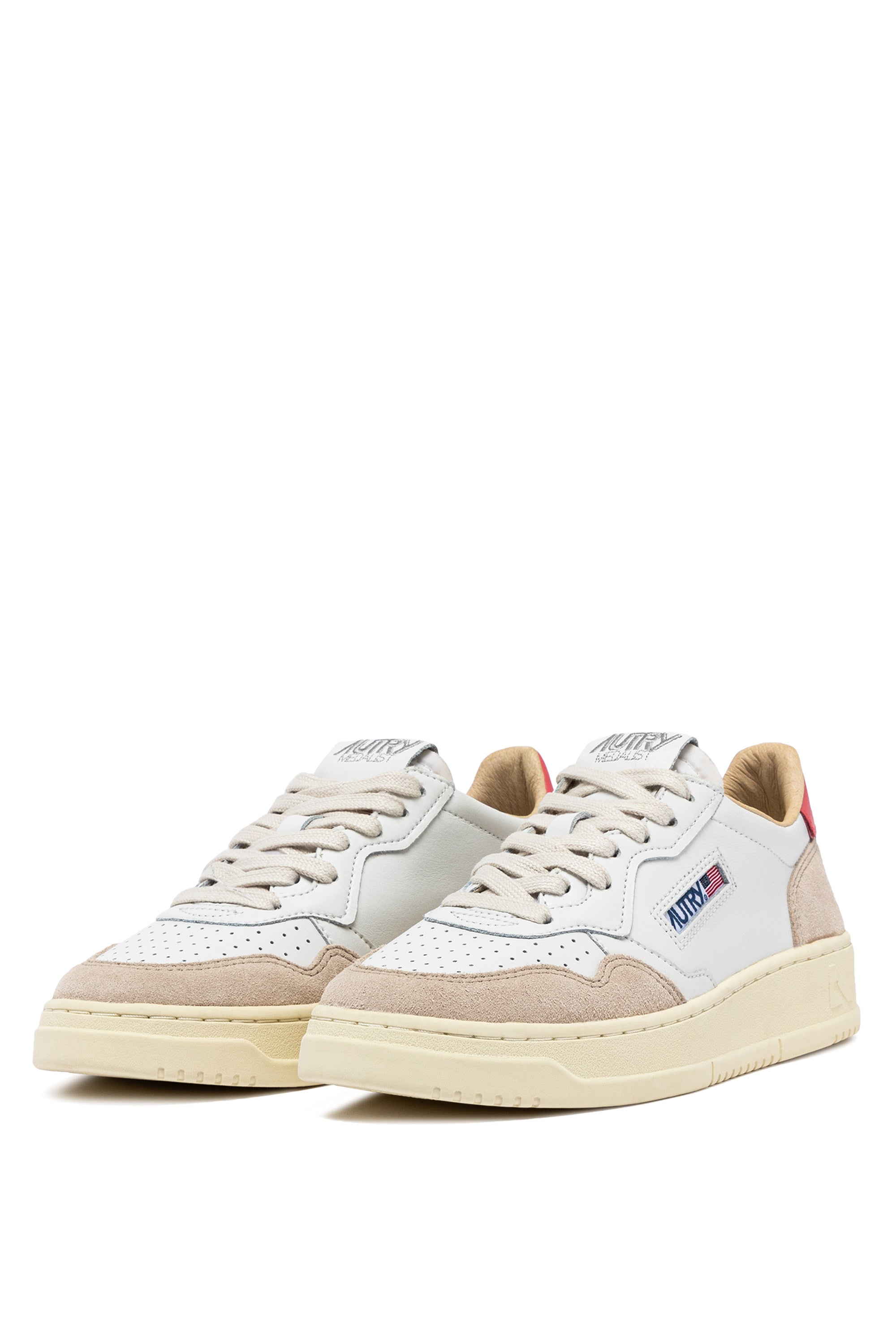 Autry Medalist Læder Sneakers Hvid/Rose