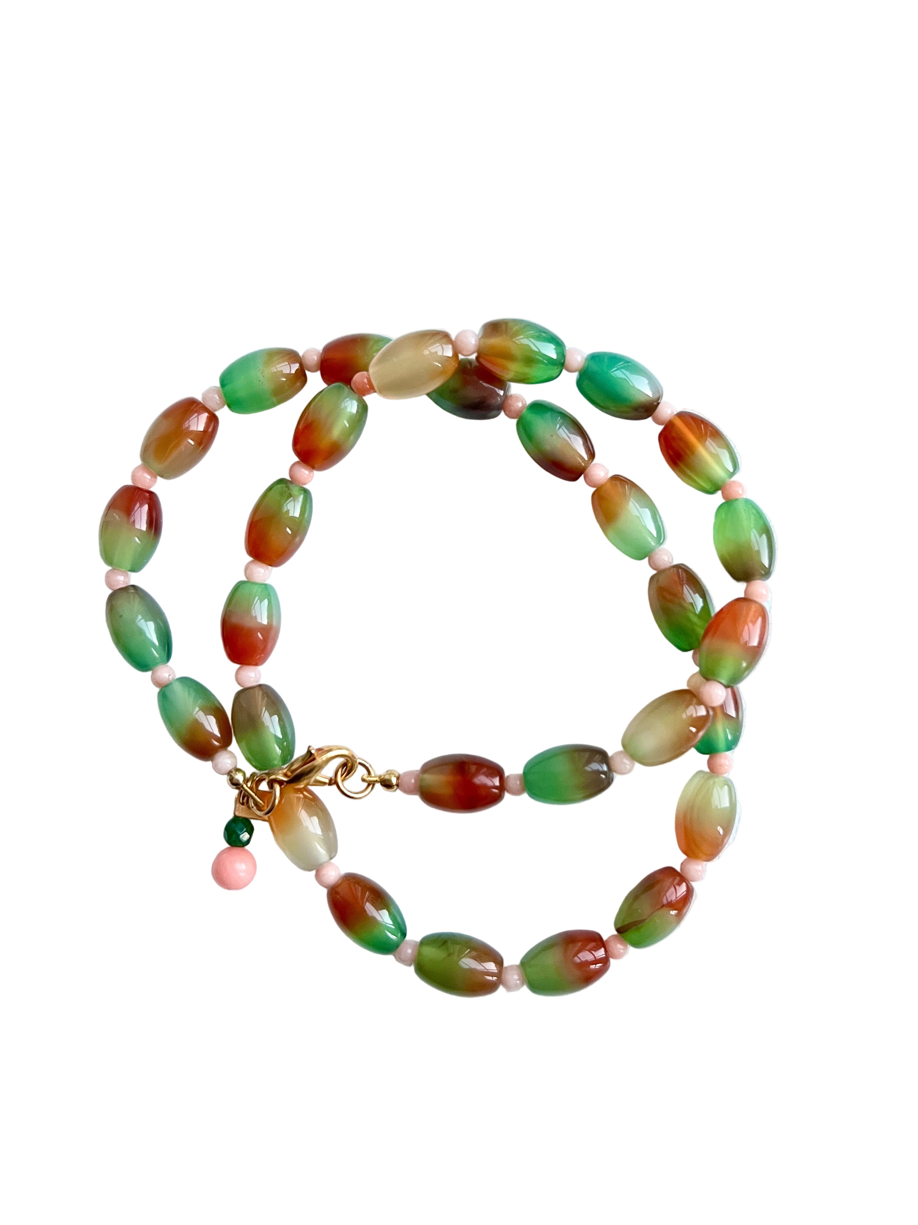 Limkilde Halskæde Ombré Perler