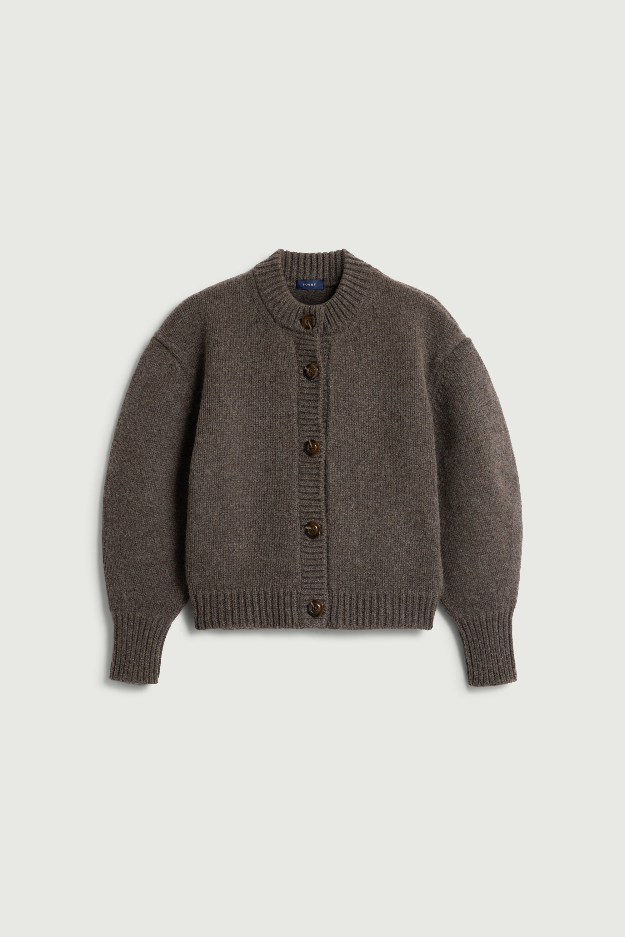 Soeur Leonard Cardigan Marron Glace