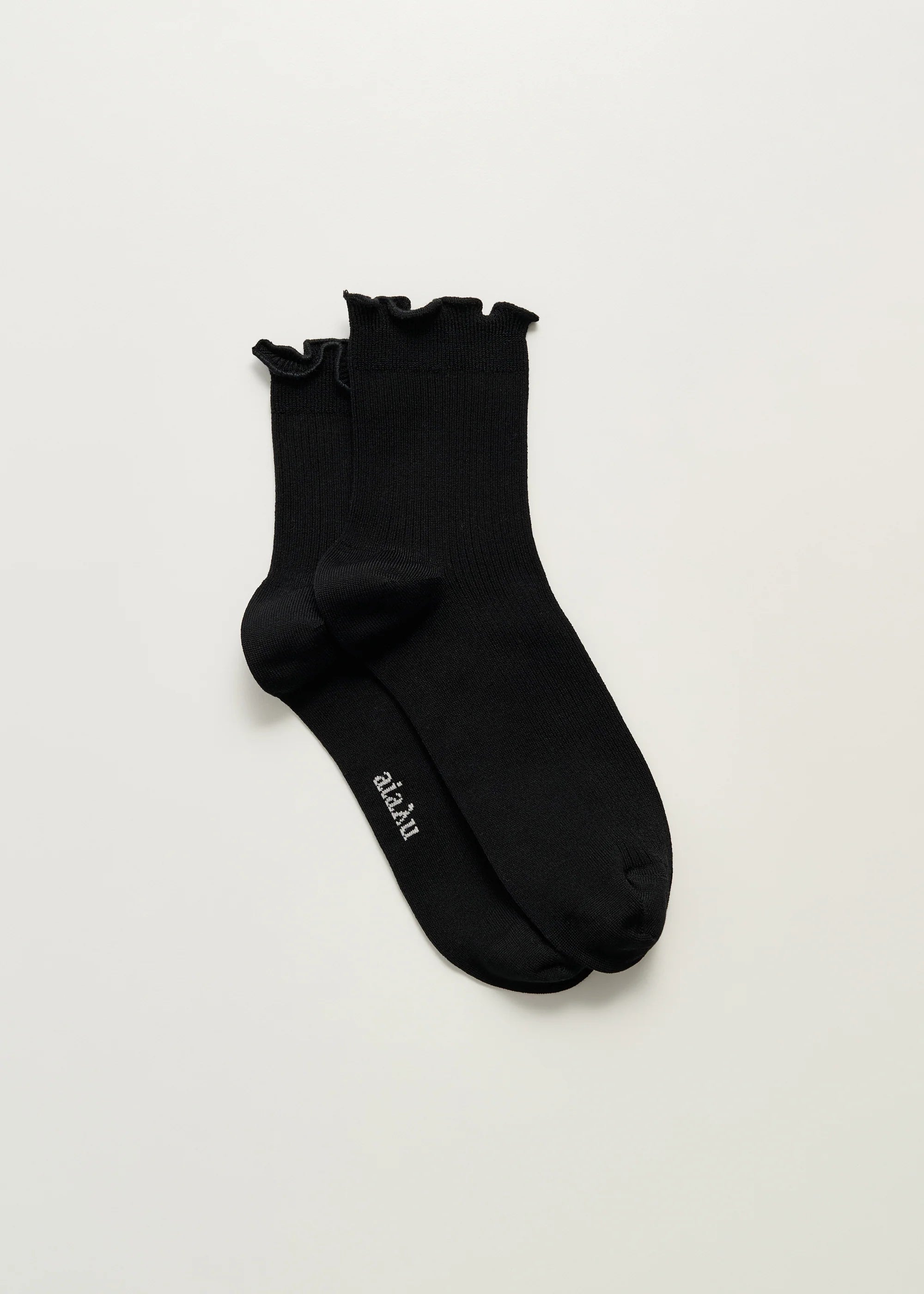 Aiayu Cotton Frill Sock