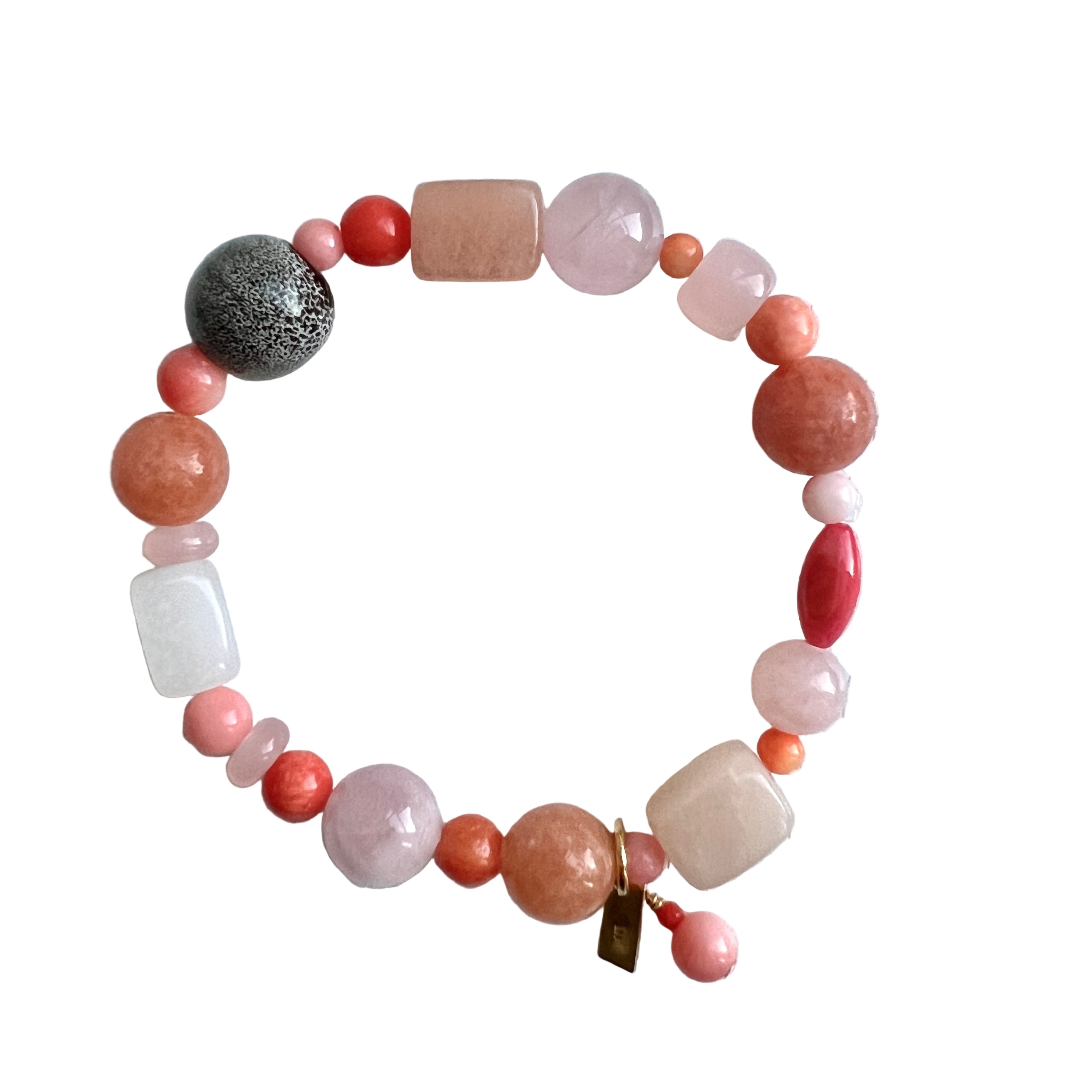 Limkilde Armbånd Rosa Perler