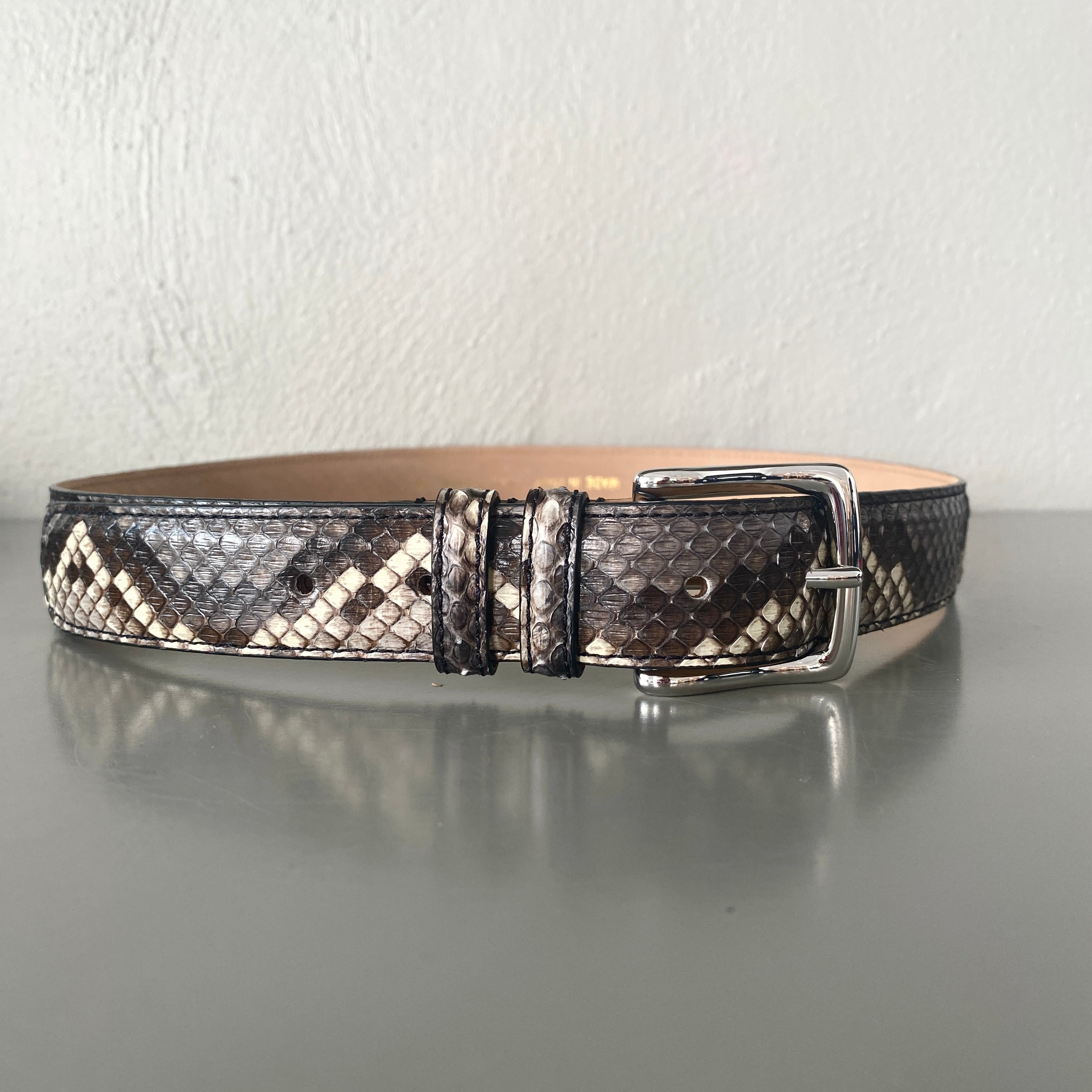 Gavazzeni Real Python Bælte Nero