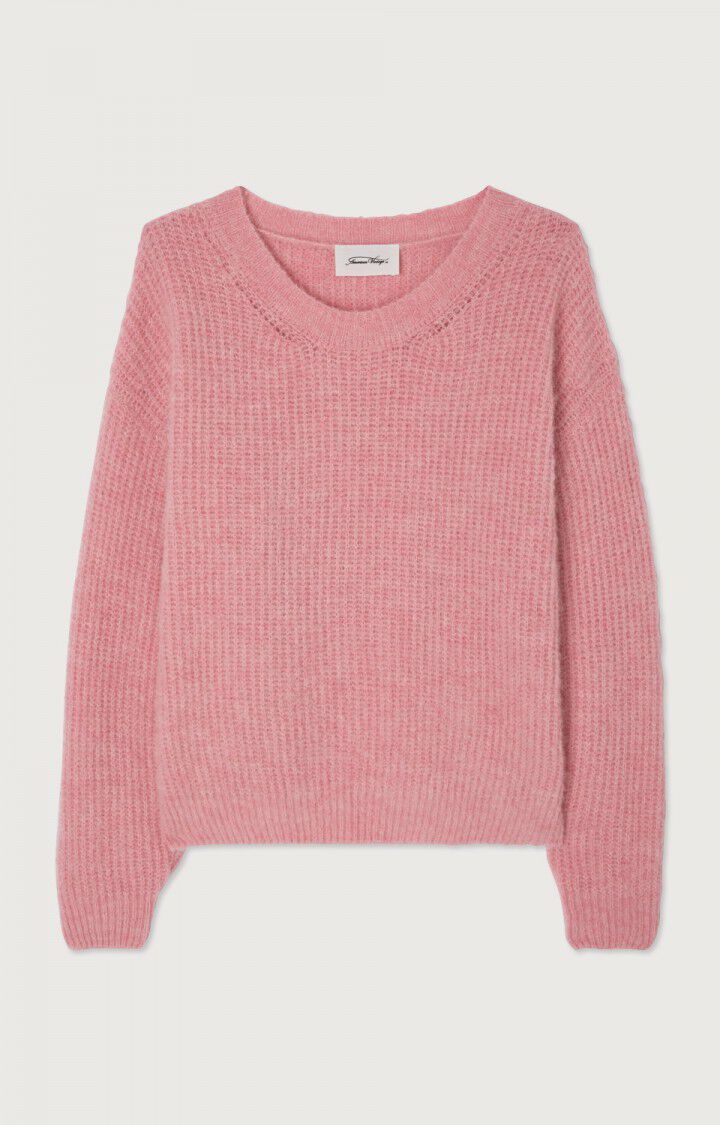 American Vintage East Sweater lyserød melange