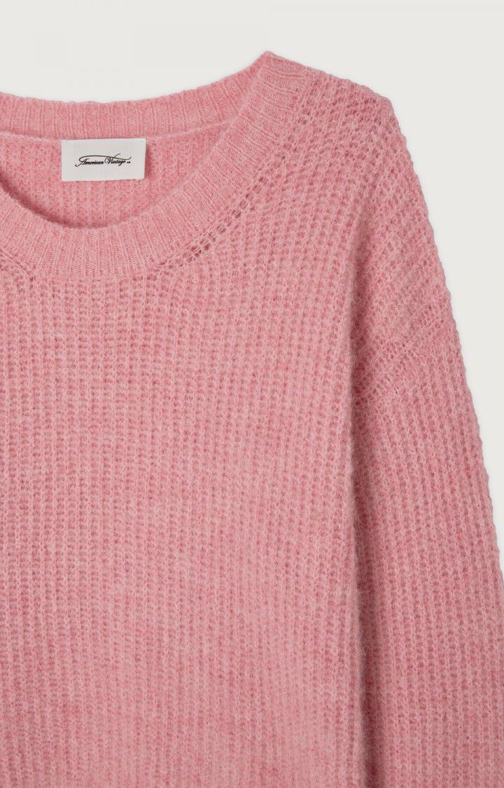 American Vintage East Sweater lyserød melange