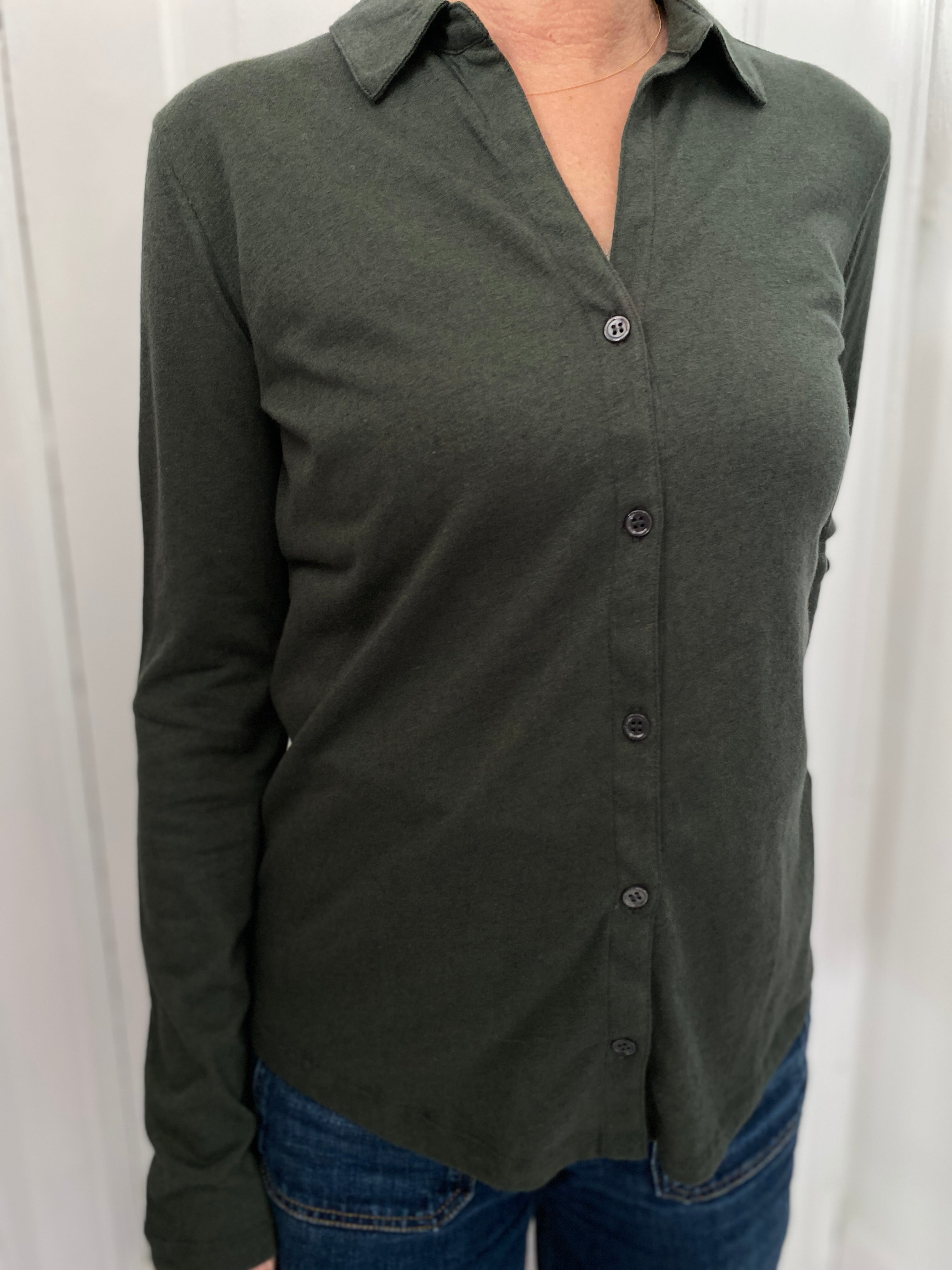 Majestic Filatures Bomuld/Cashmere Skjorte