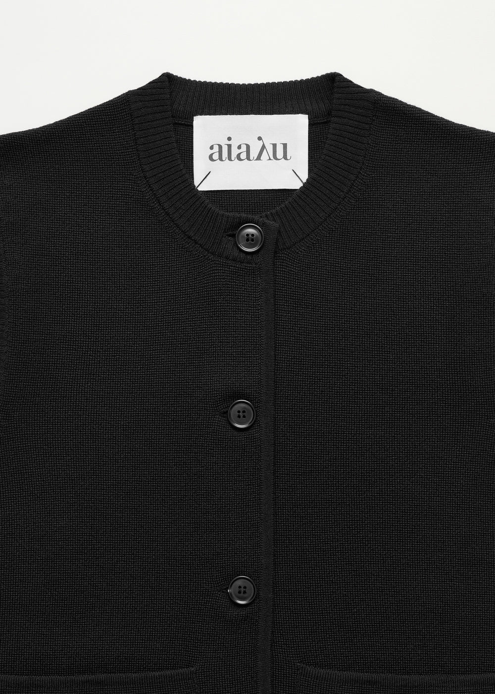 Aiayu Elva Merinould Vest Black