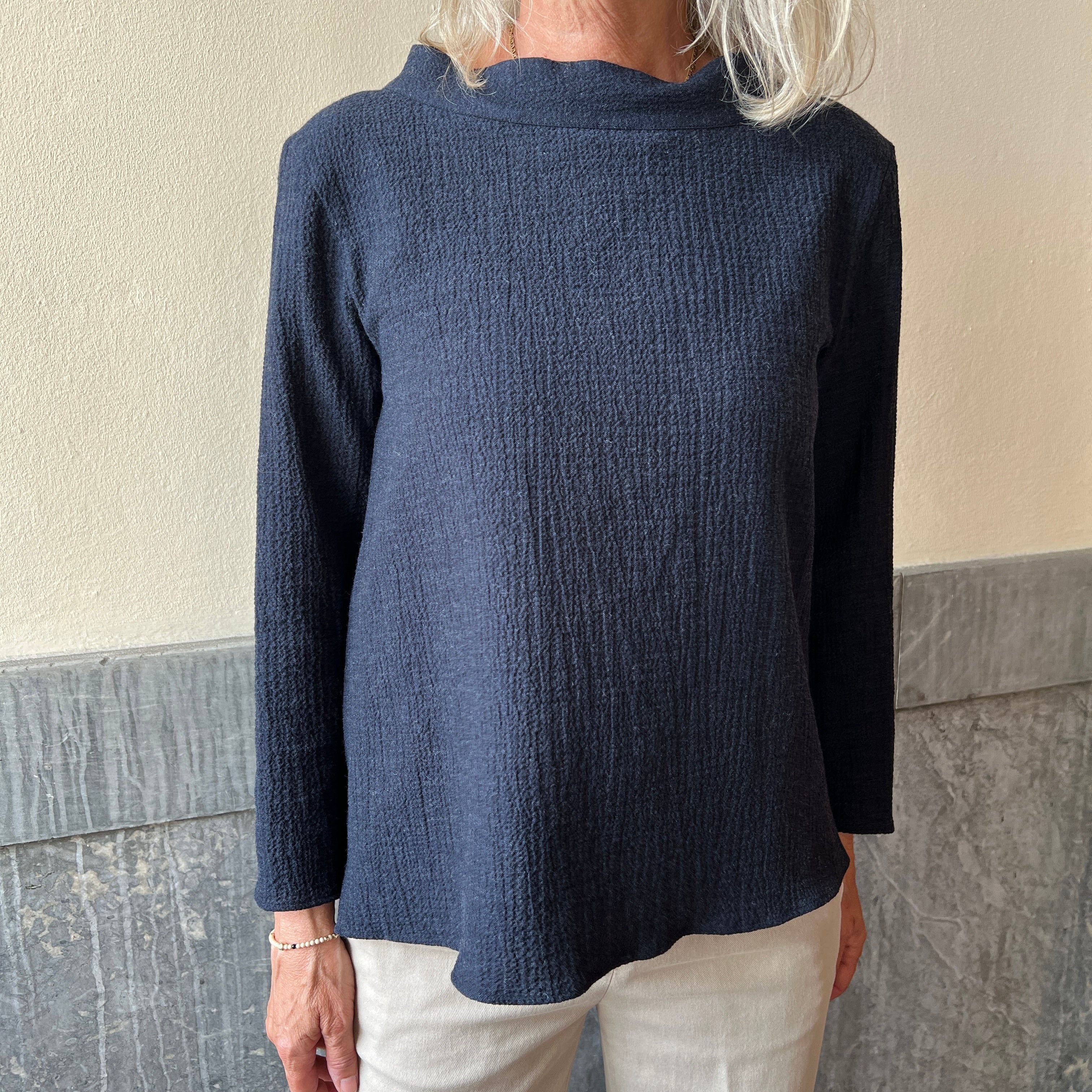 Xacus Clara Bluse Navy