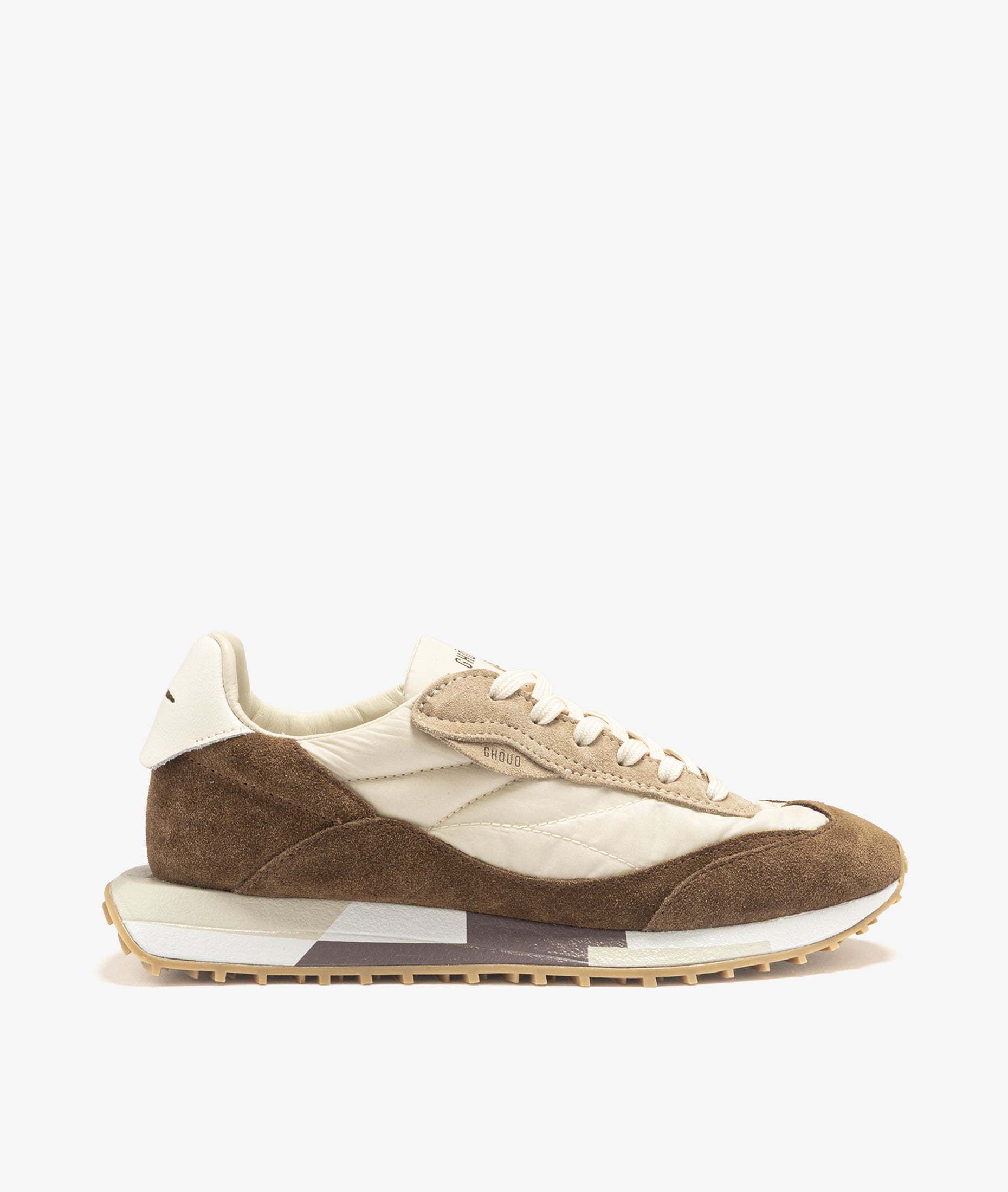 Ghôud Rush M9 Oister Beige And Amber Nylon/Suede