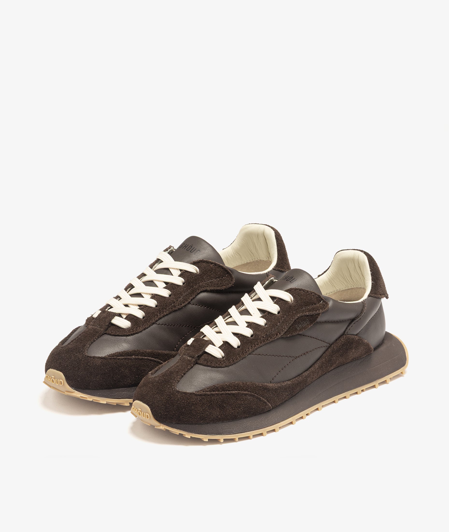 Ghôud Rush M9 Loop Læder Ruskind Sneakers Brun