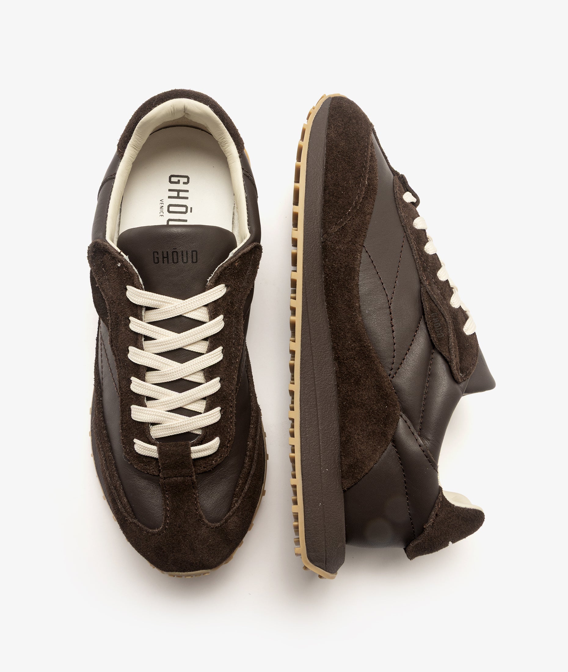 Ghôud Rush M9 Loop Læder Ruskind Sneakers Brun