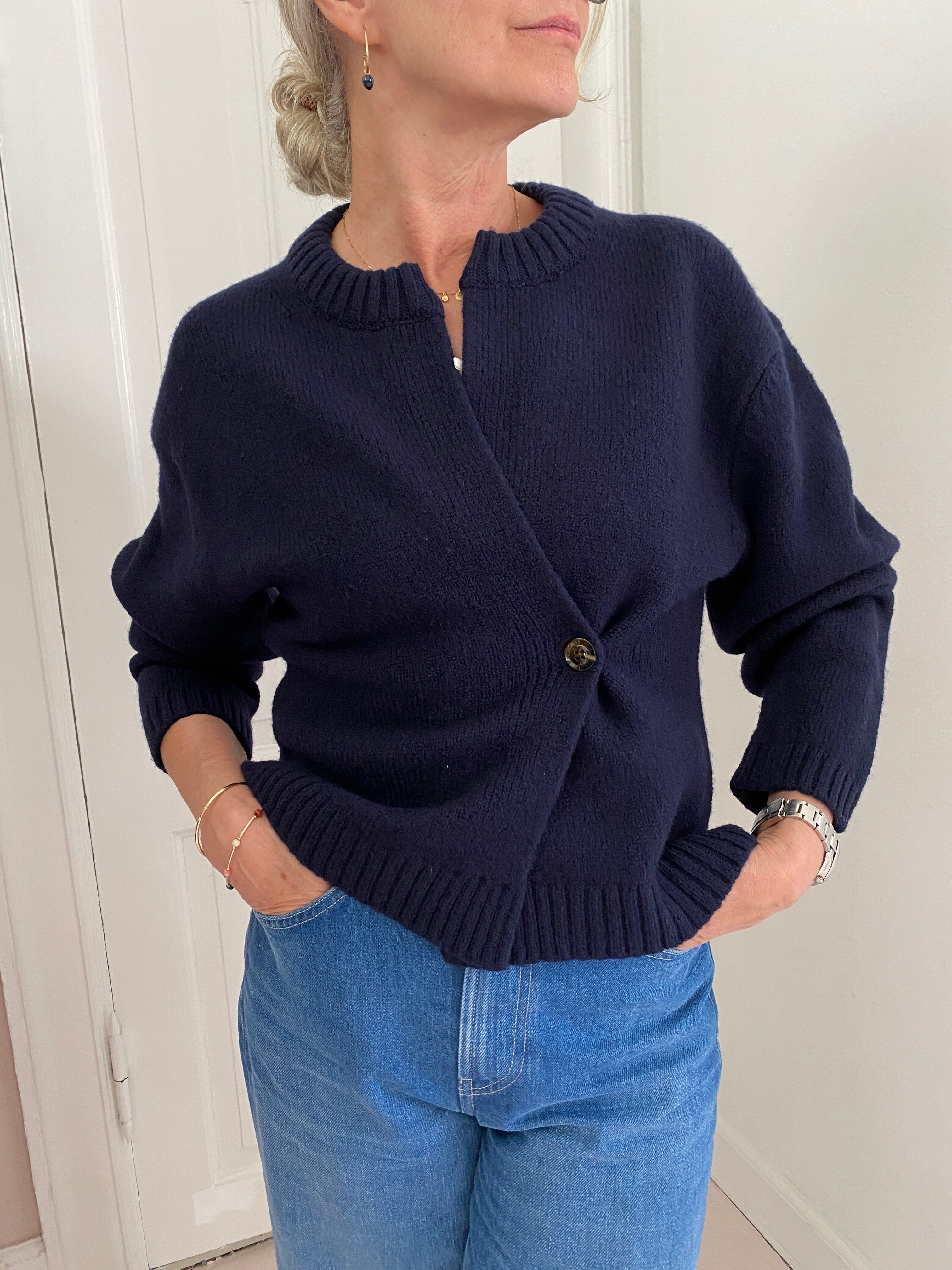 Soeur Galileo Cardigan Navy.