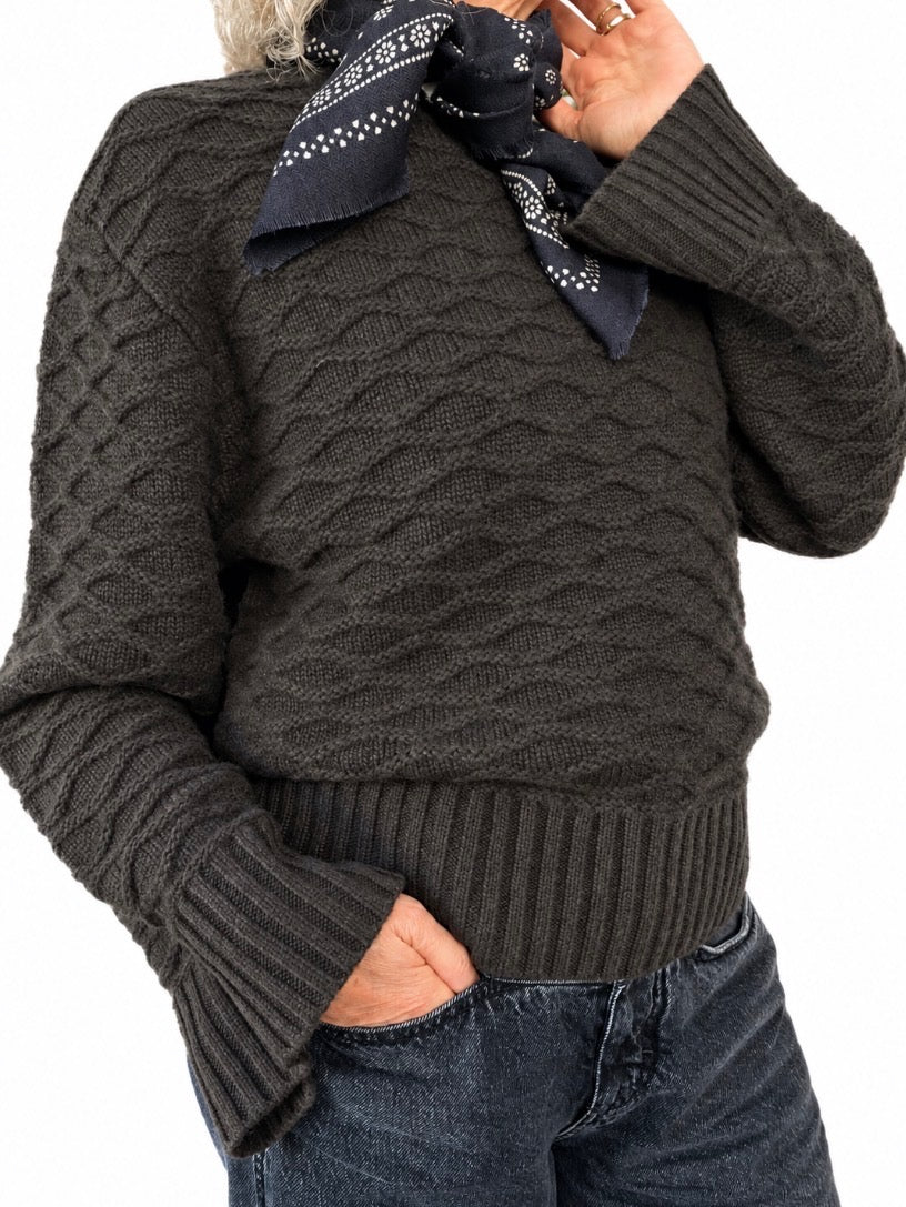 FTC Cashmere Pullover Boatneck Espresso