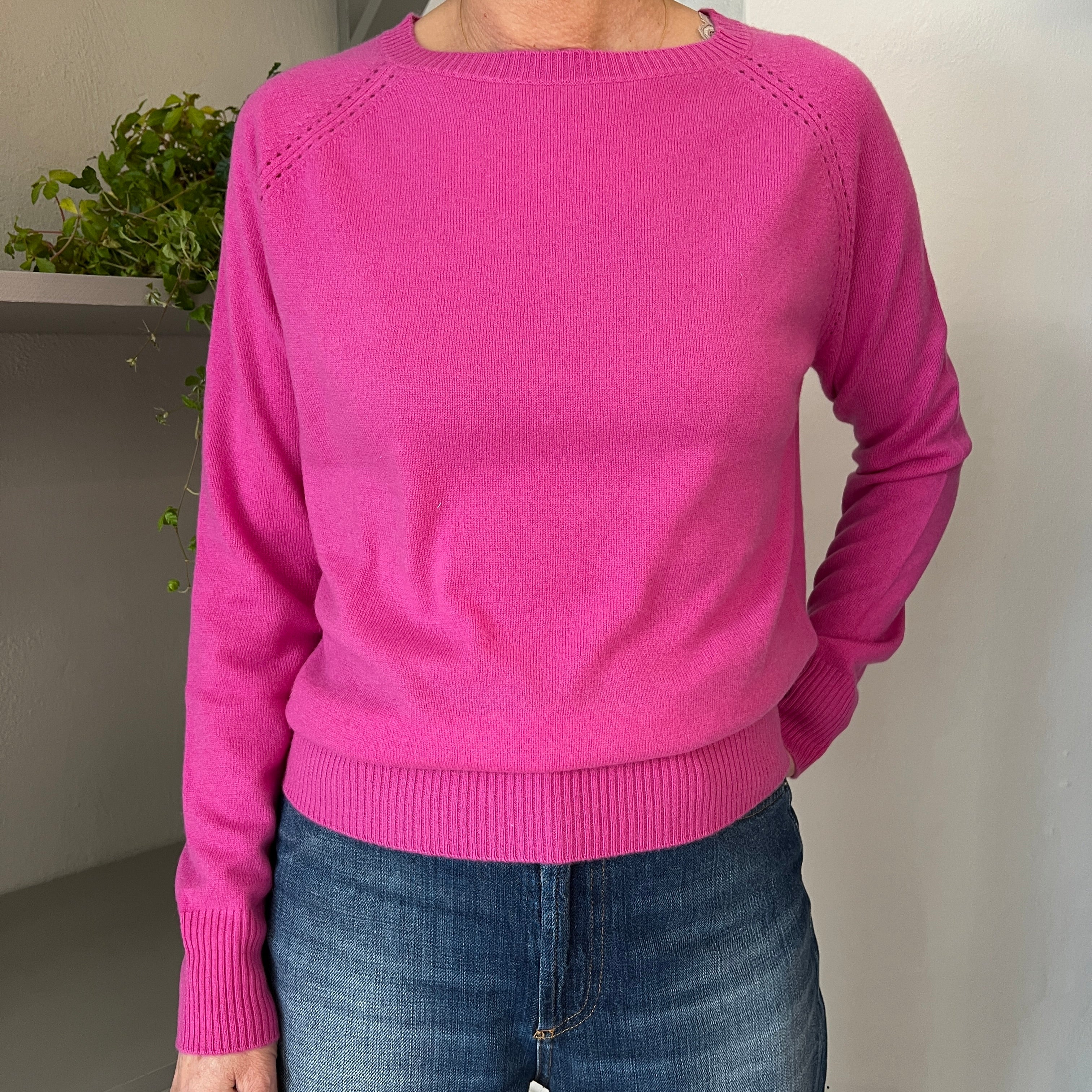 WUTH Pearl Cashmere Sweater French Rose