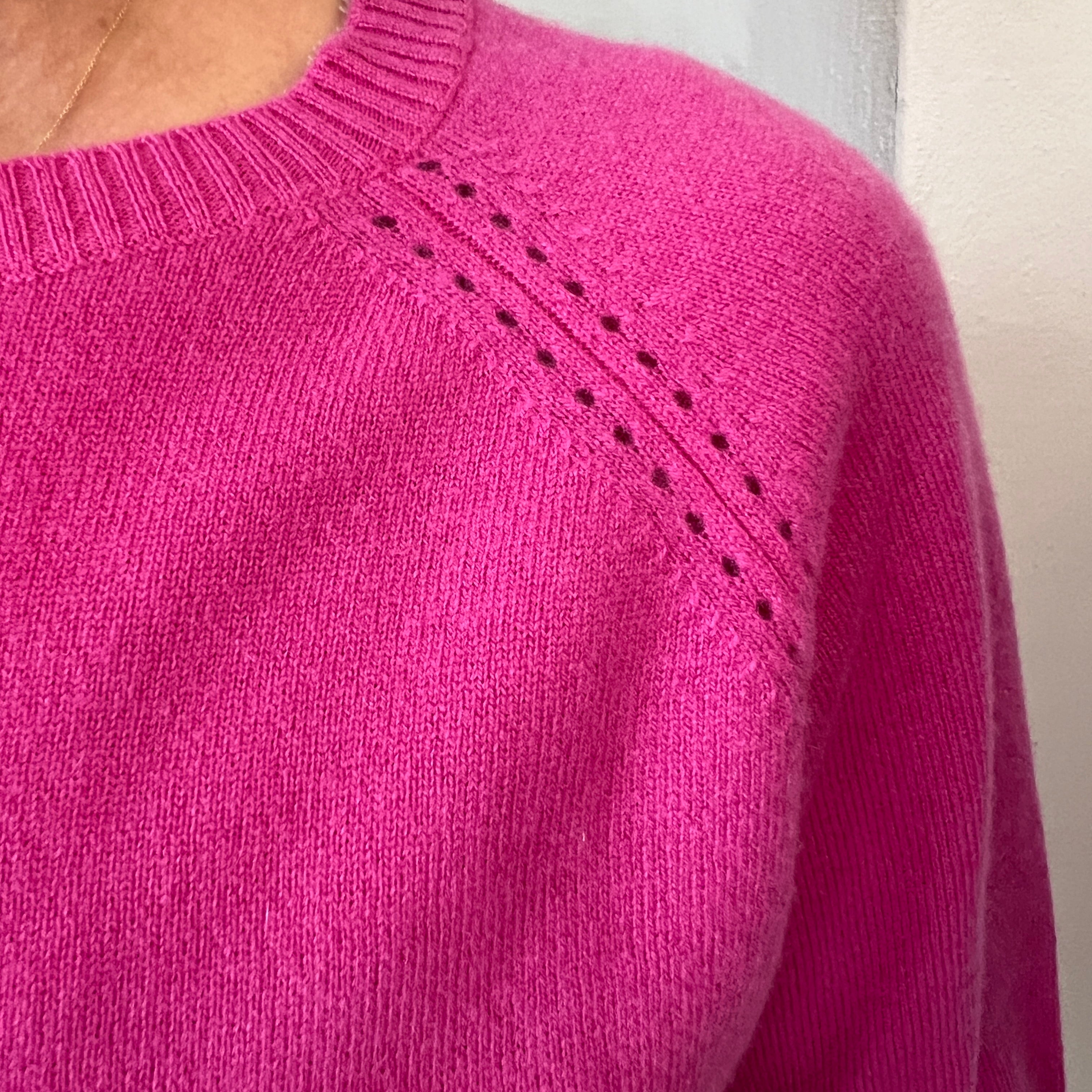 WUTH Pearl Cashmere Sweater French Rose