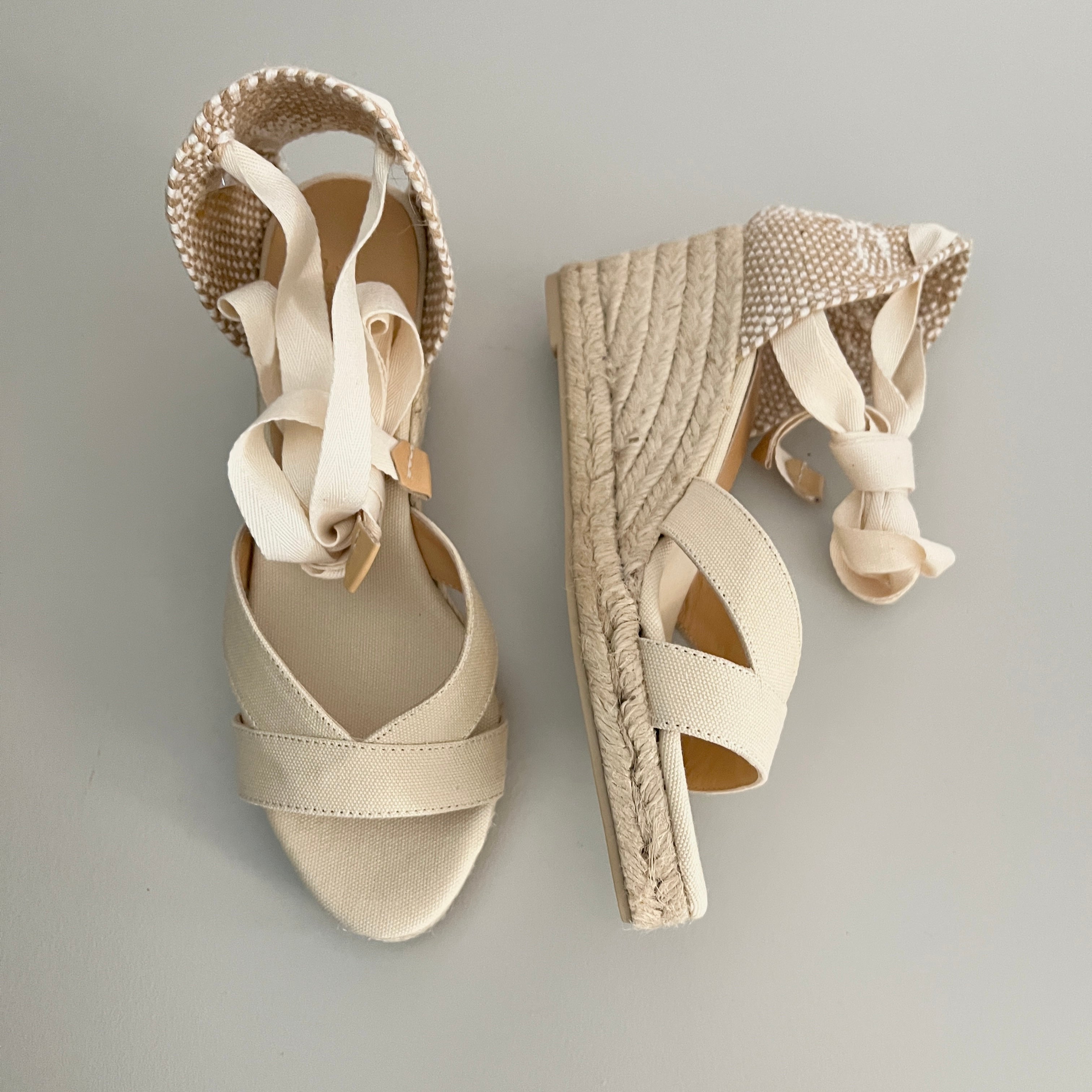 Castañer Bailey Espadrilles Ivory