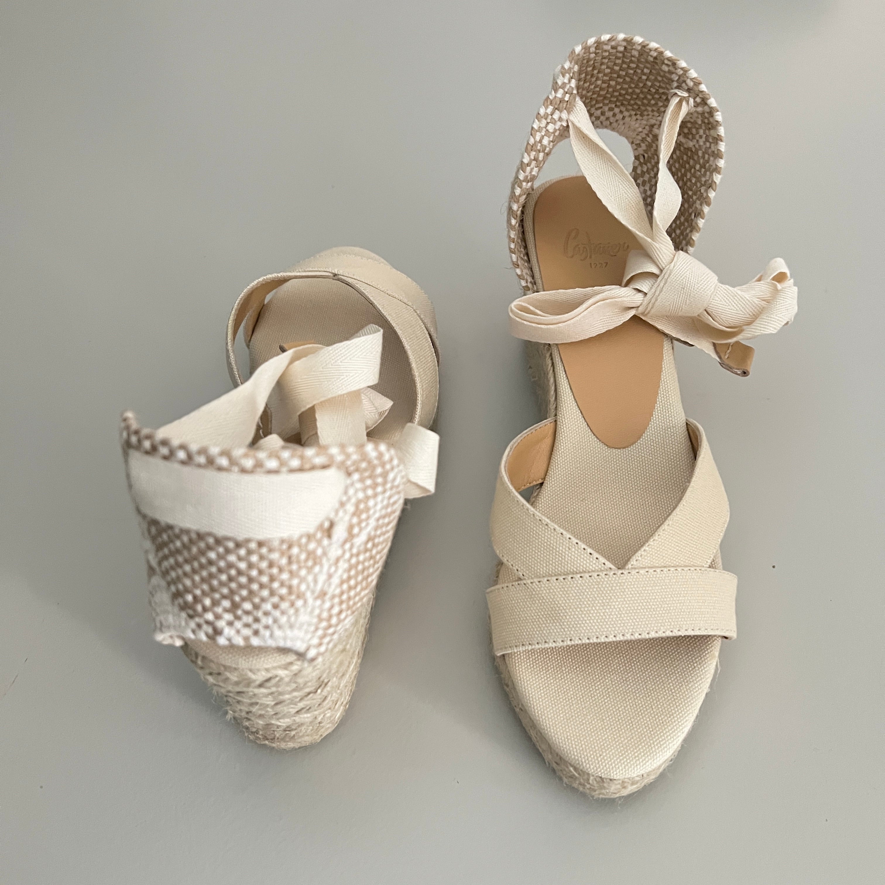 Castañer Bailey Espadrilles Ivory