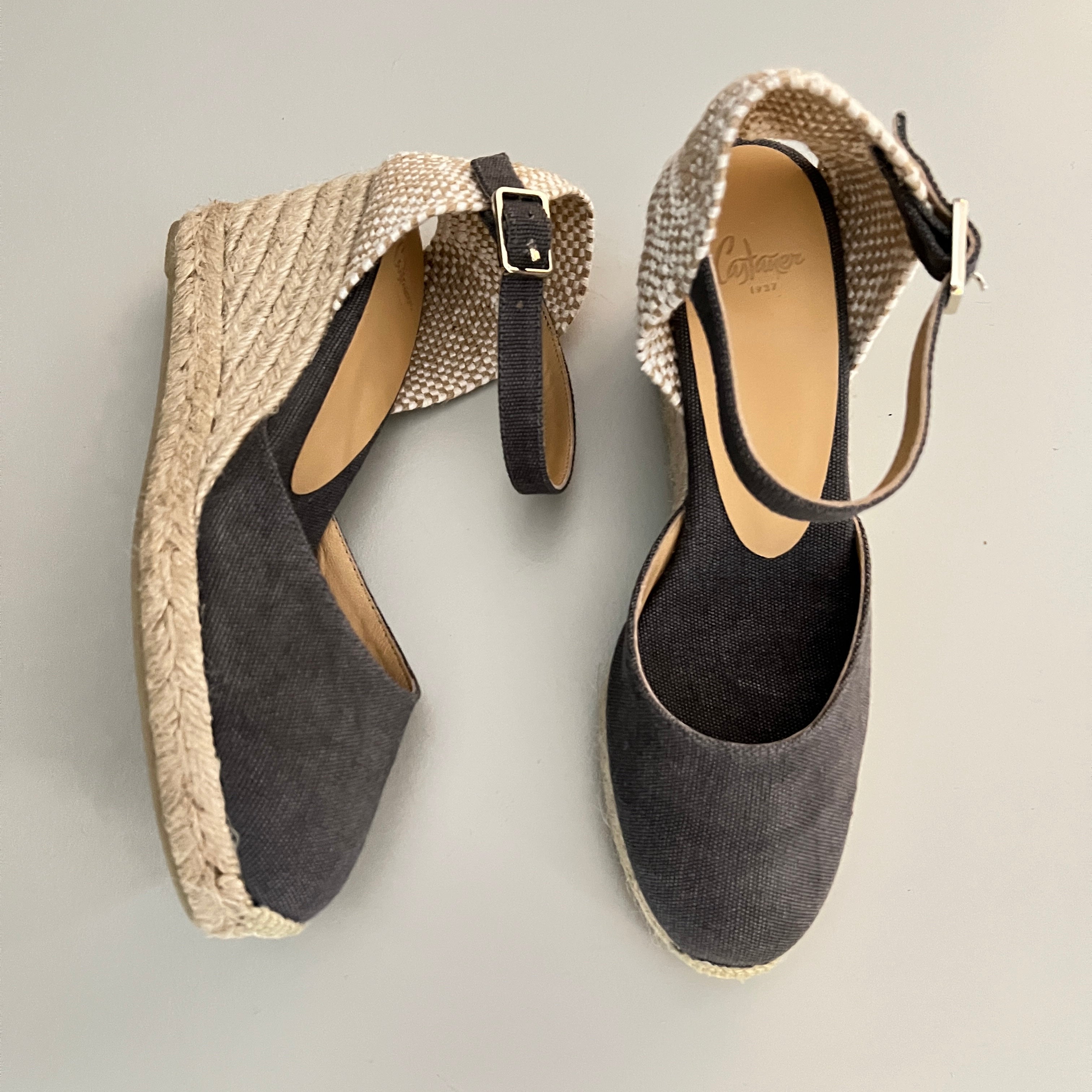 Castañer Carol Espadrilles Charcoal