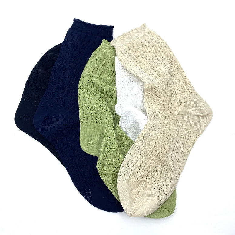 Antipast Lace Strømper Ivory