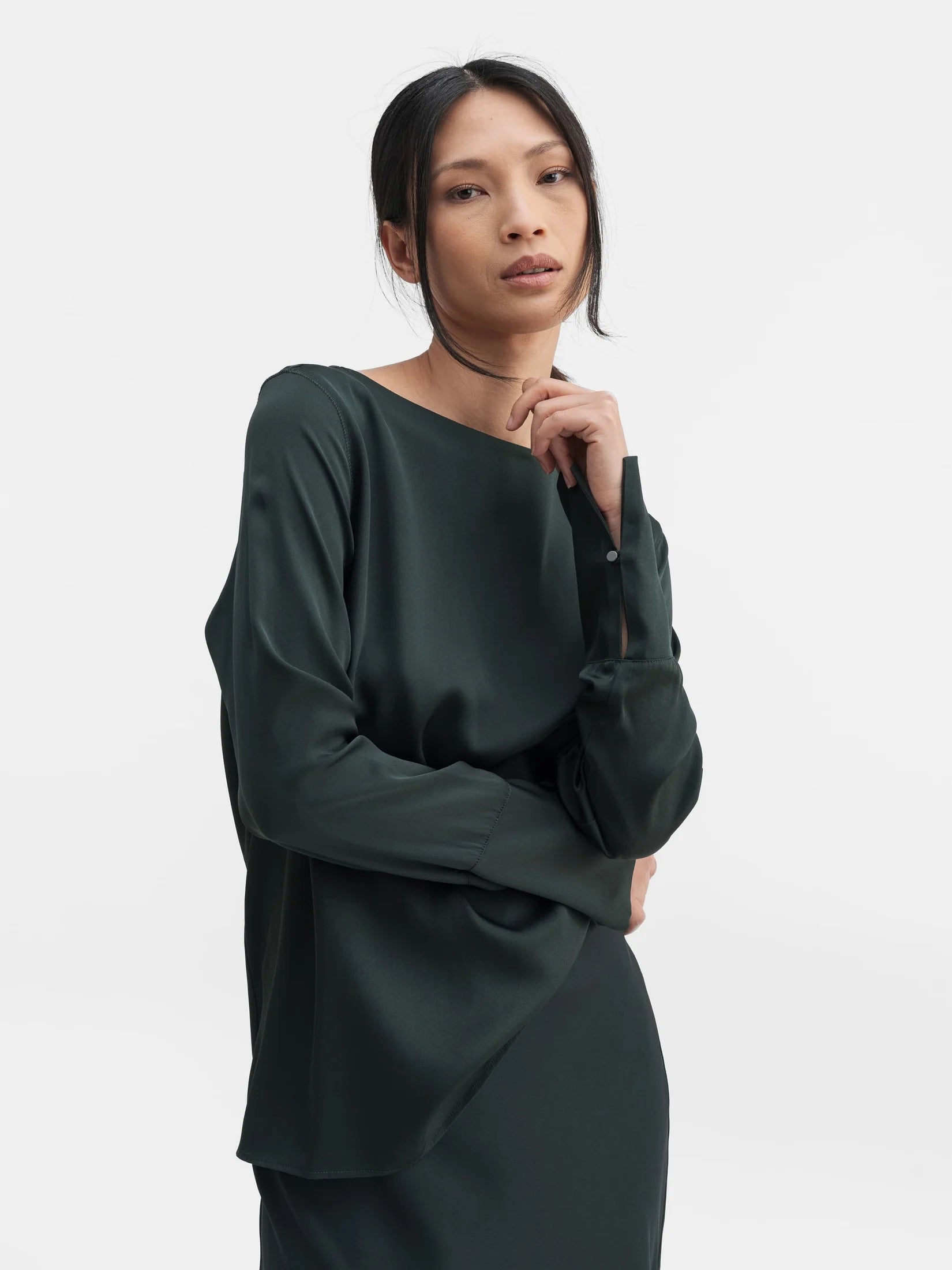 Ahlvar Gallery Kelly Blouse Deep Forest