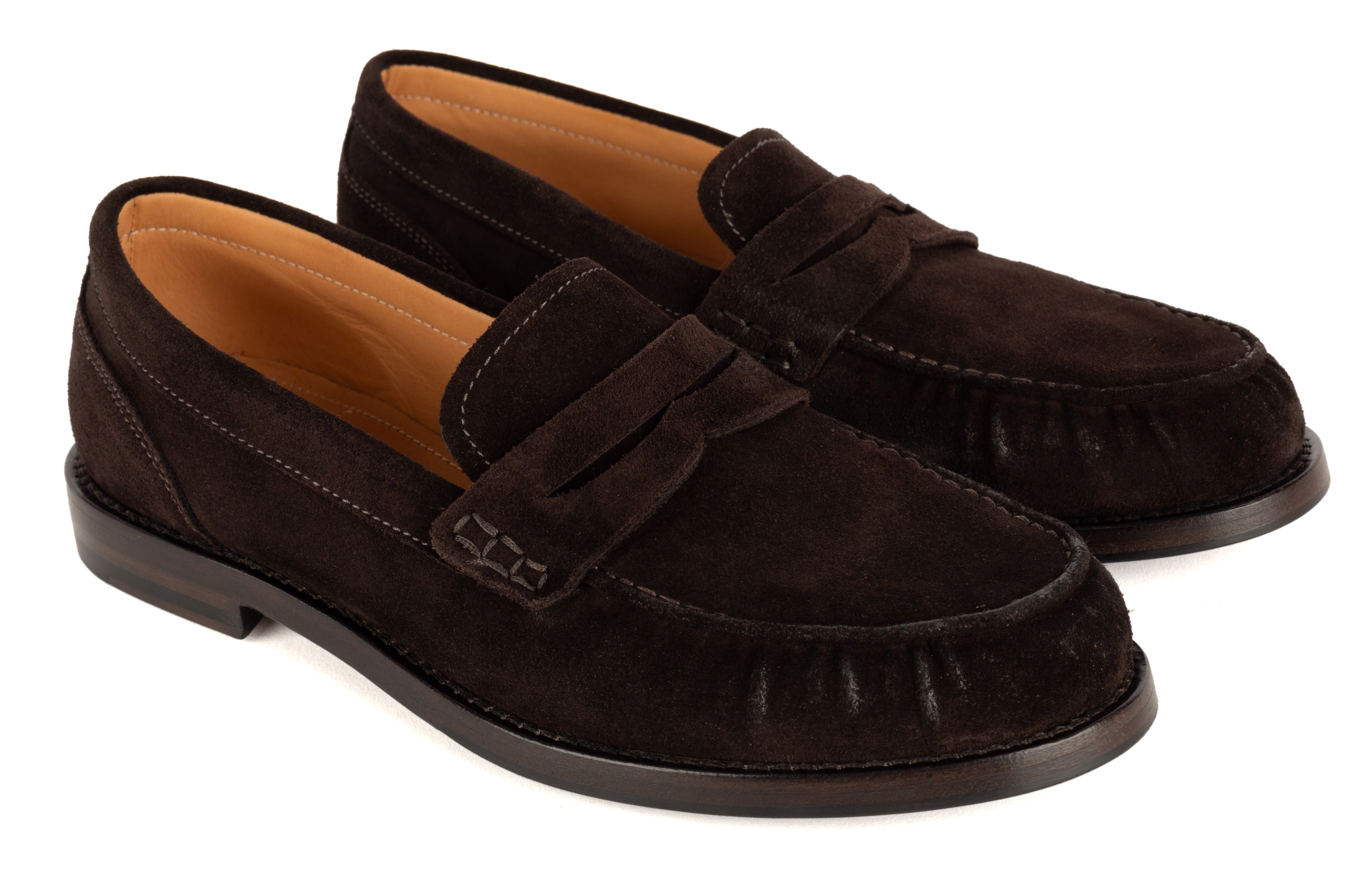 Alberto Fasciani Megan 10047 Loafers Mørkebrun ruskind