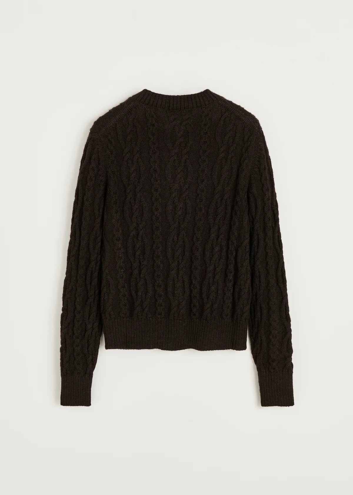 Aiayu Pala Cardigan Pure Dark Brown