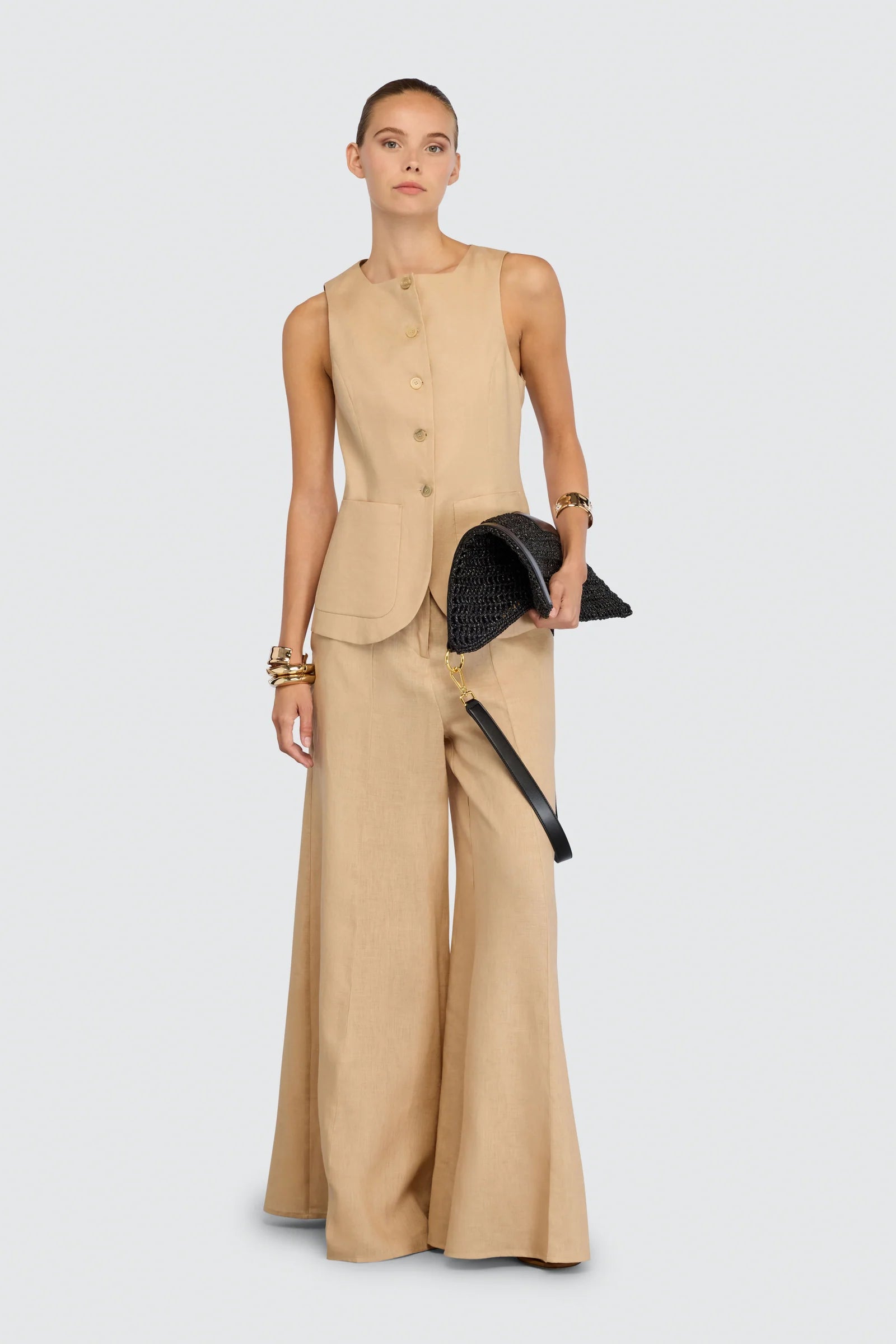 Semicouture Glenna Hør Vest