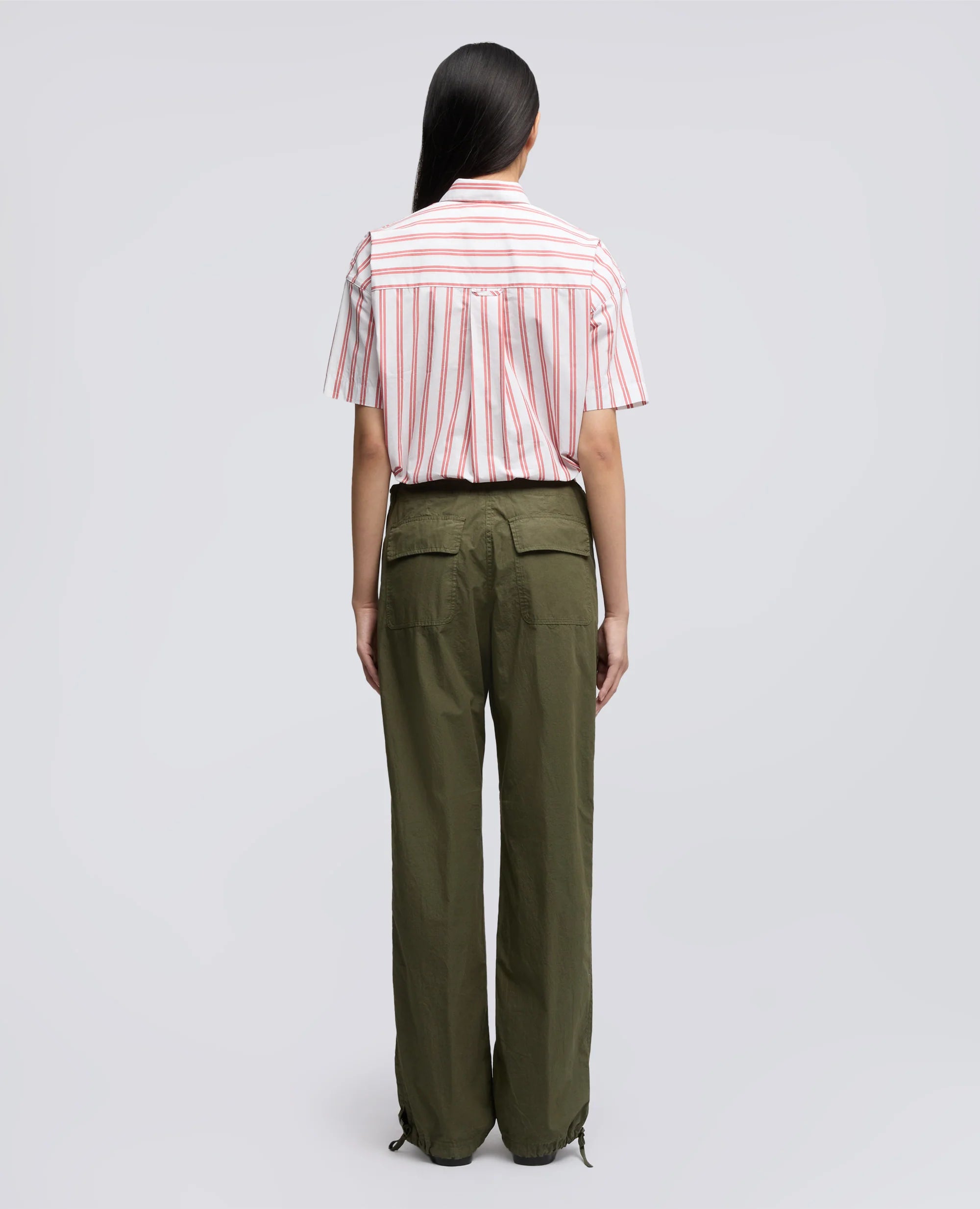 Aspesi Bomuldspoplin Bukser Military