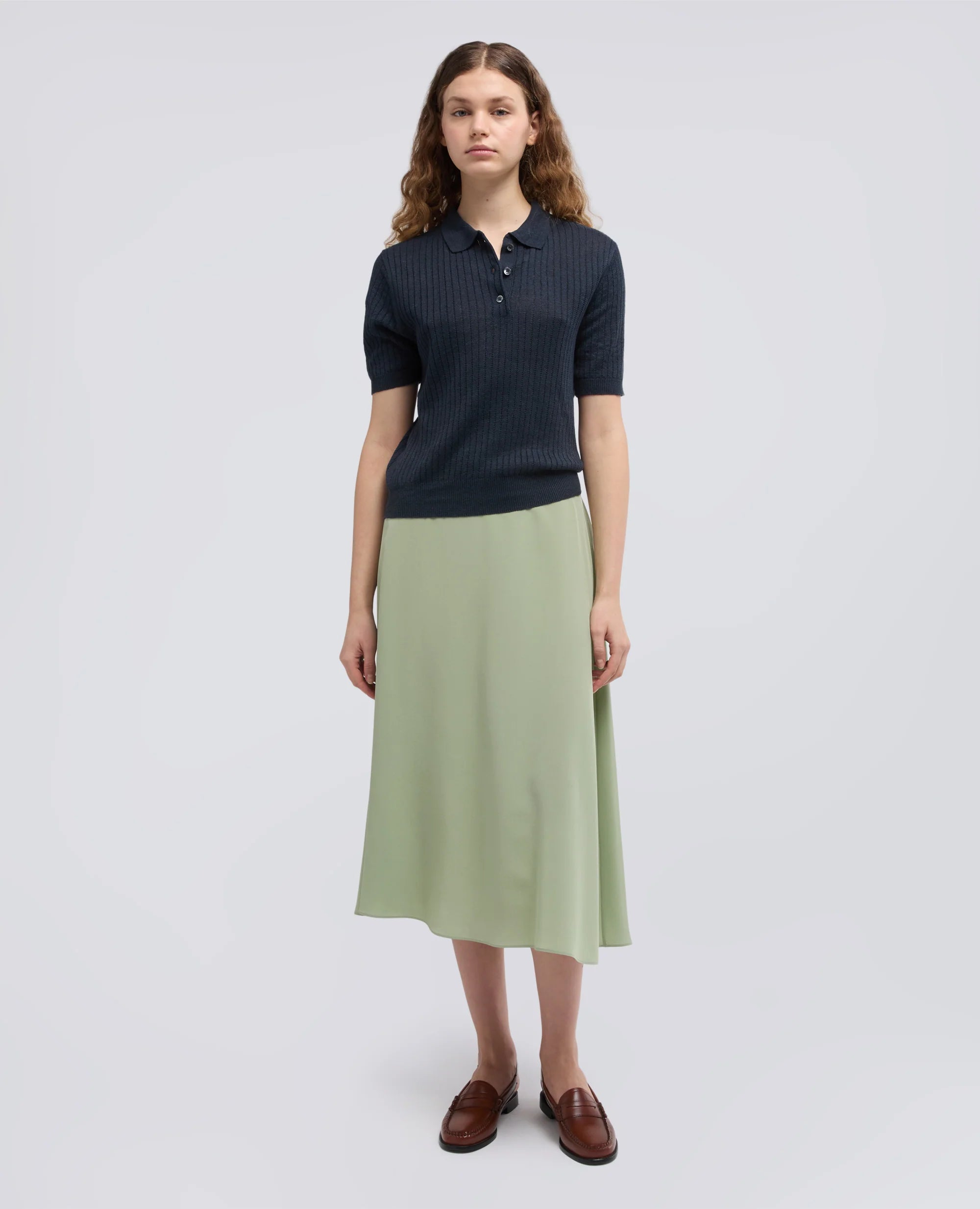 Aspesi Silke Nederdel Light Green