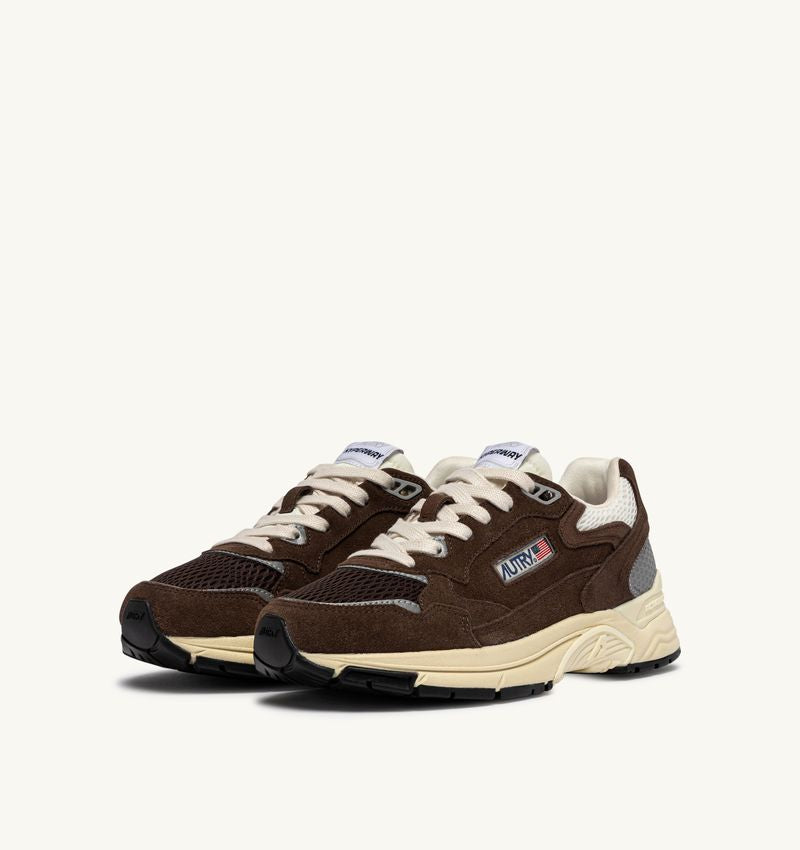 Autry Hyperway Ruskind Sneakers Suede/Mesh Cott/Marsh