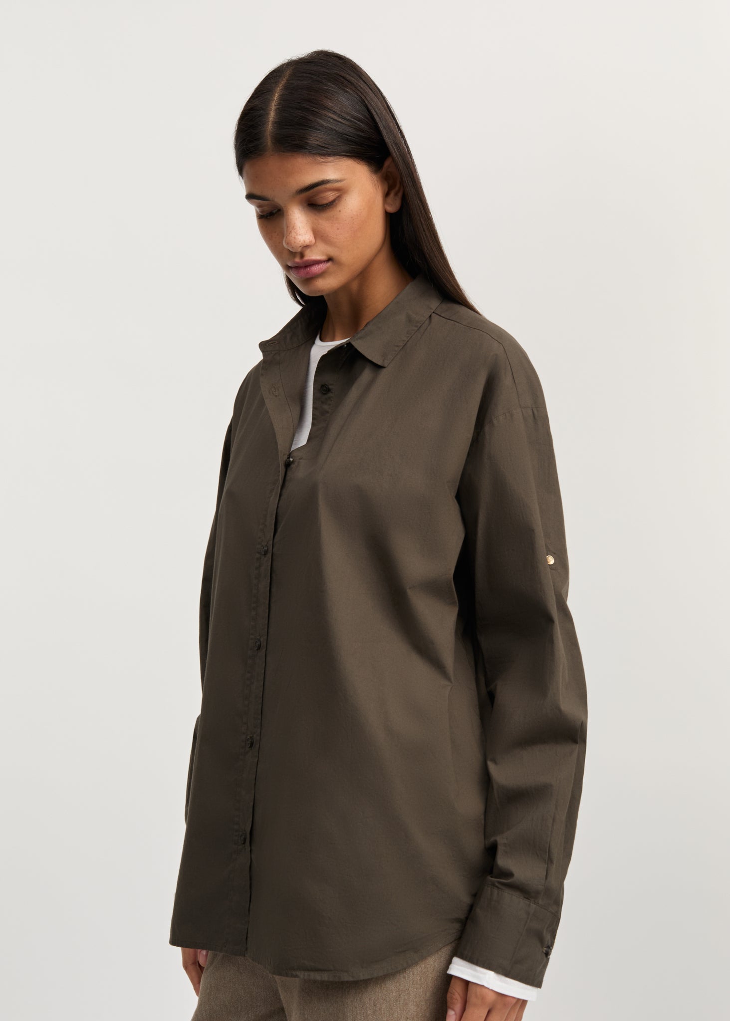 Aiayu Shirt Smokey Brown