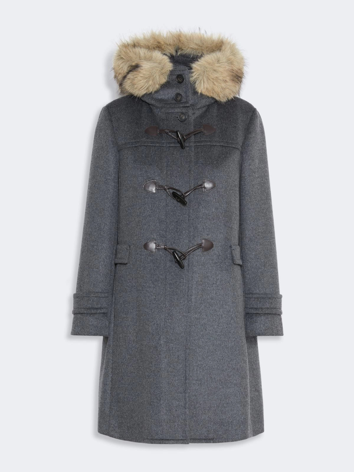 Weekend Max Mara Wkdepica Duffelcoat Grå