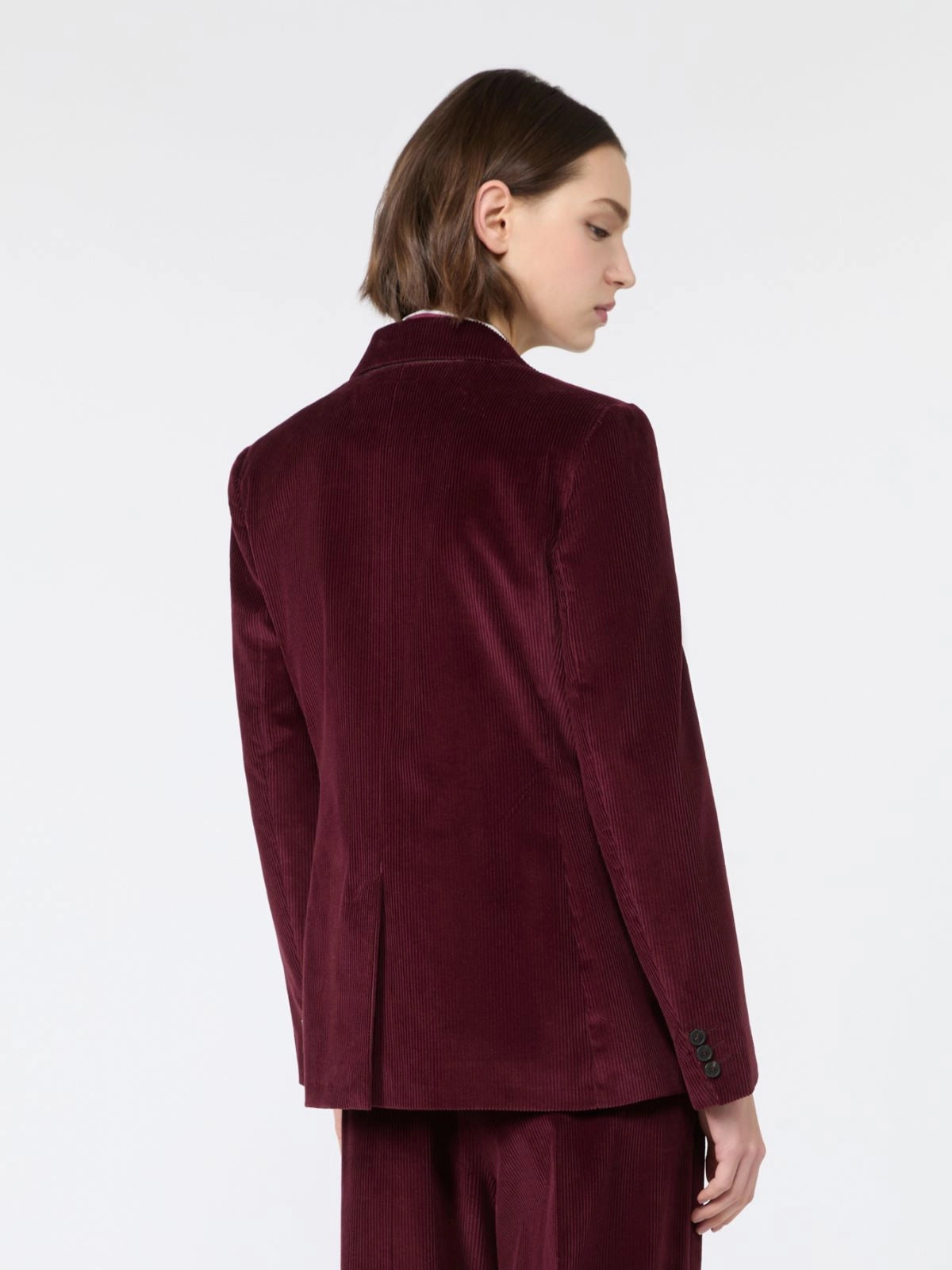 Max Mara Weekend Katanga blazer i bordeaux  Corduroy