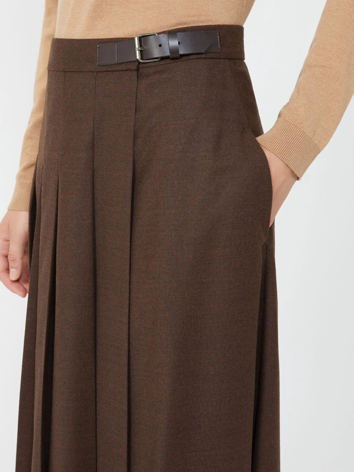 Max Mara Weekend Fastoso Uld Nederdel
