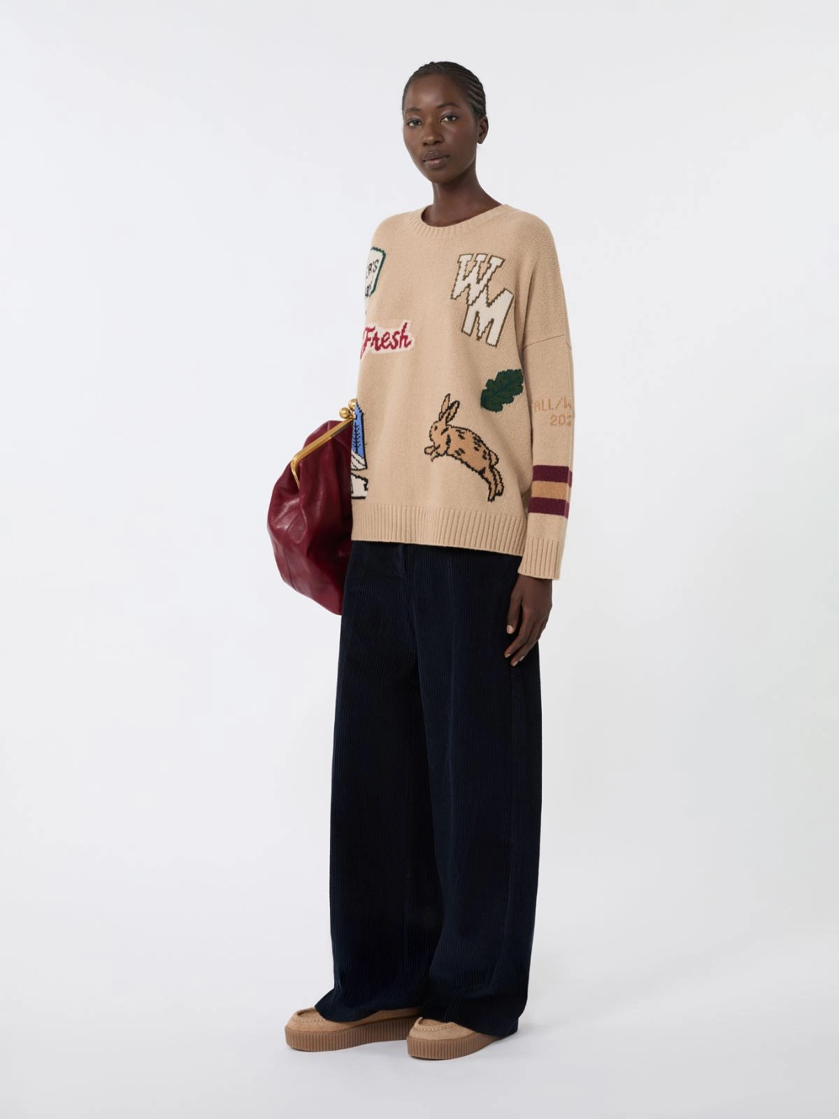 Max Mara Weekend Tania Corduroy Bukser Black