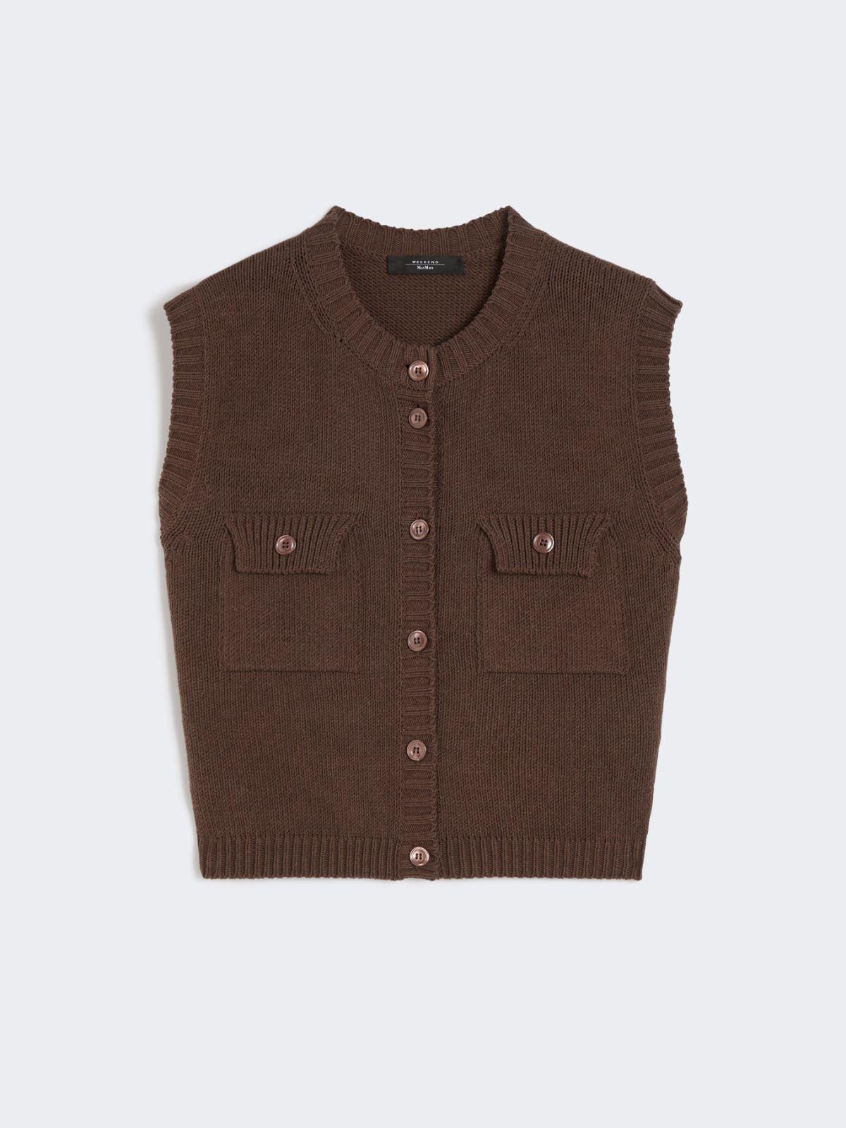 Max Mara Weekend Caprara Vest Chocolate