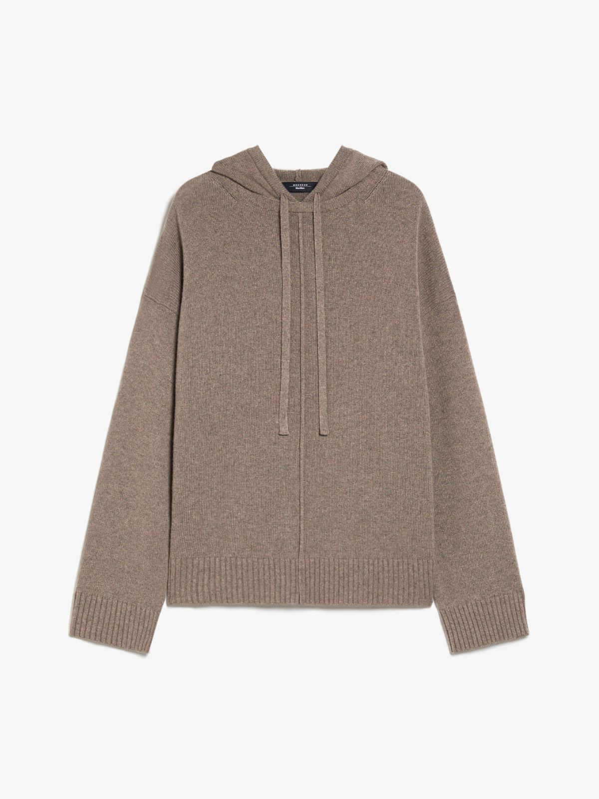 Max Mara Weekend Jerez Knitted Hoodie Light Brown