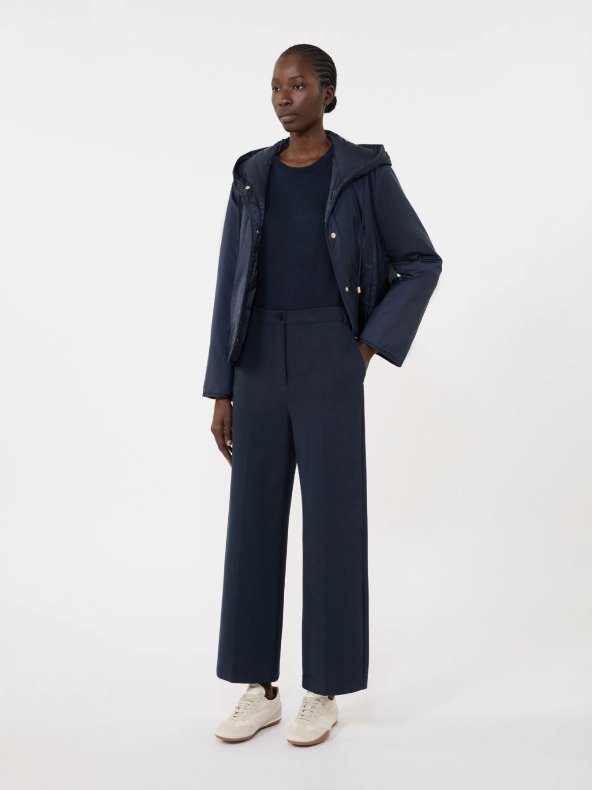 Max Mara Weekend Abano Jersey Bukser Navy