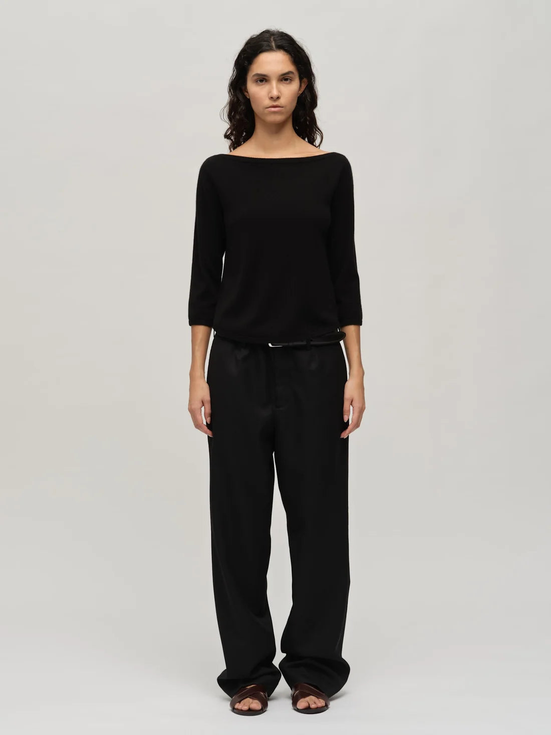 People's Republic of Cashmere Boat Neck Black
