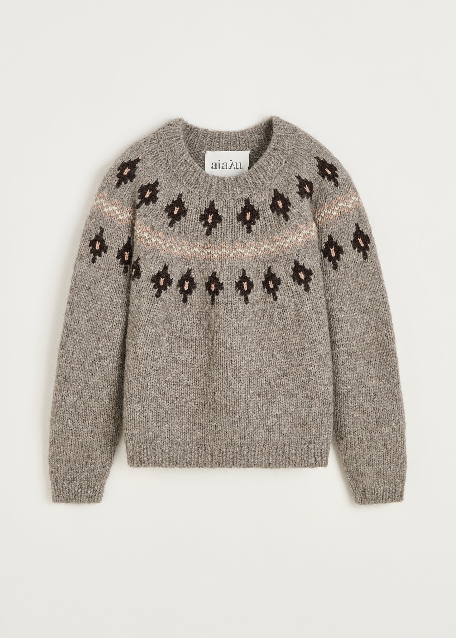 Aiayu Wyn strik pure grey