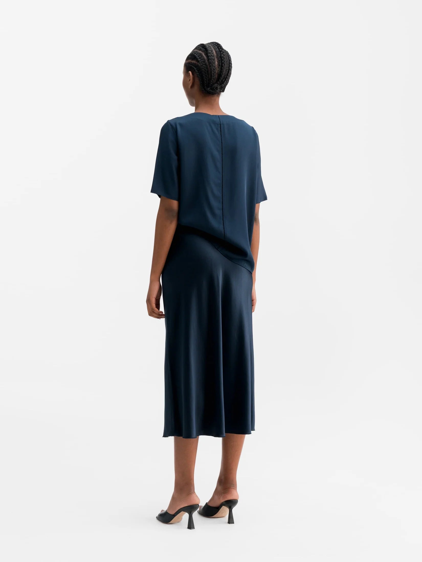 Ahlvar Gallery Yoli Bluse Midnight Blue
