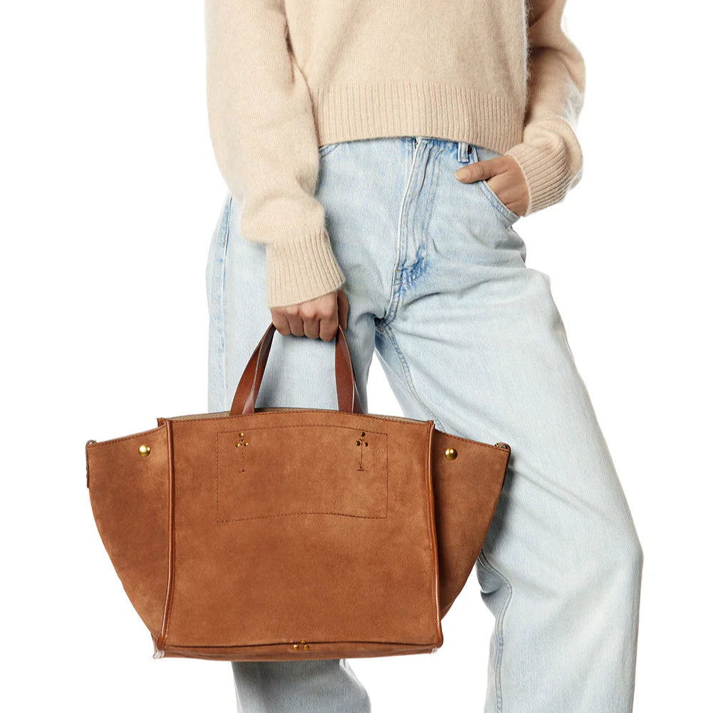 Jerome Dreyfuss Léon M Split Suede Caramel