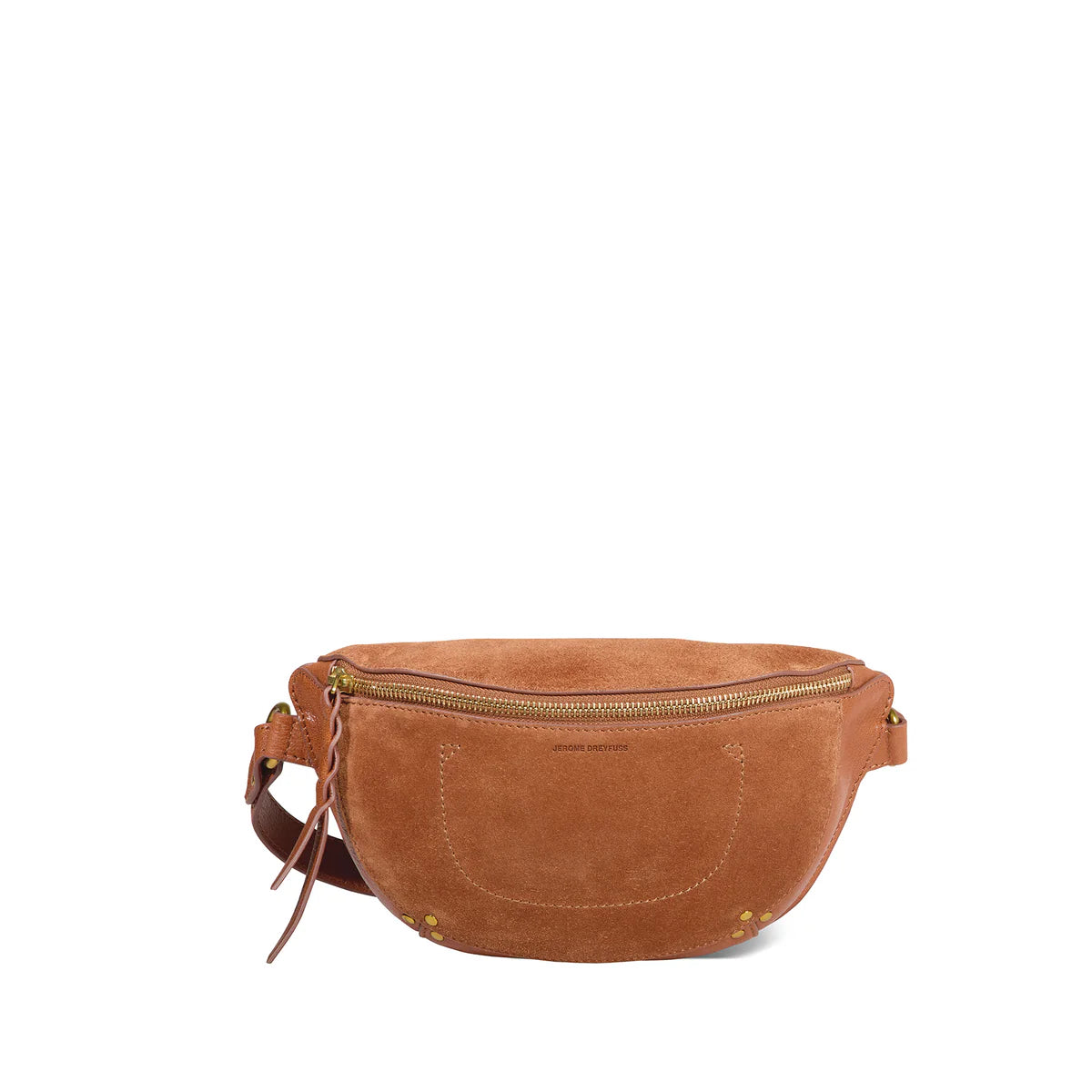 Jerome Dreyfuss Lino Banane Split Suede Caramel