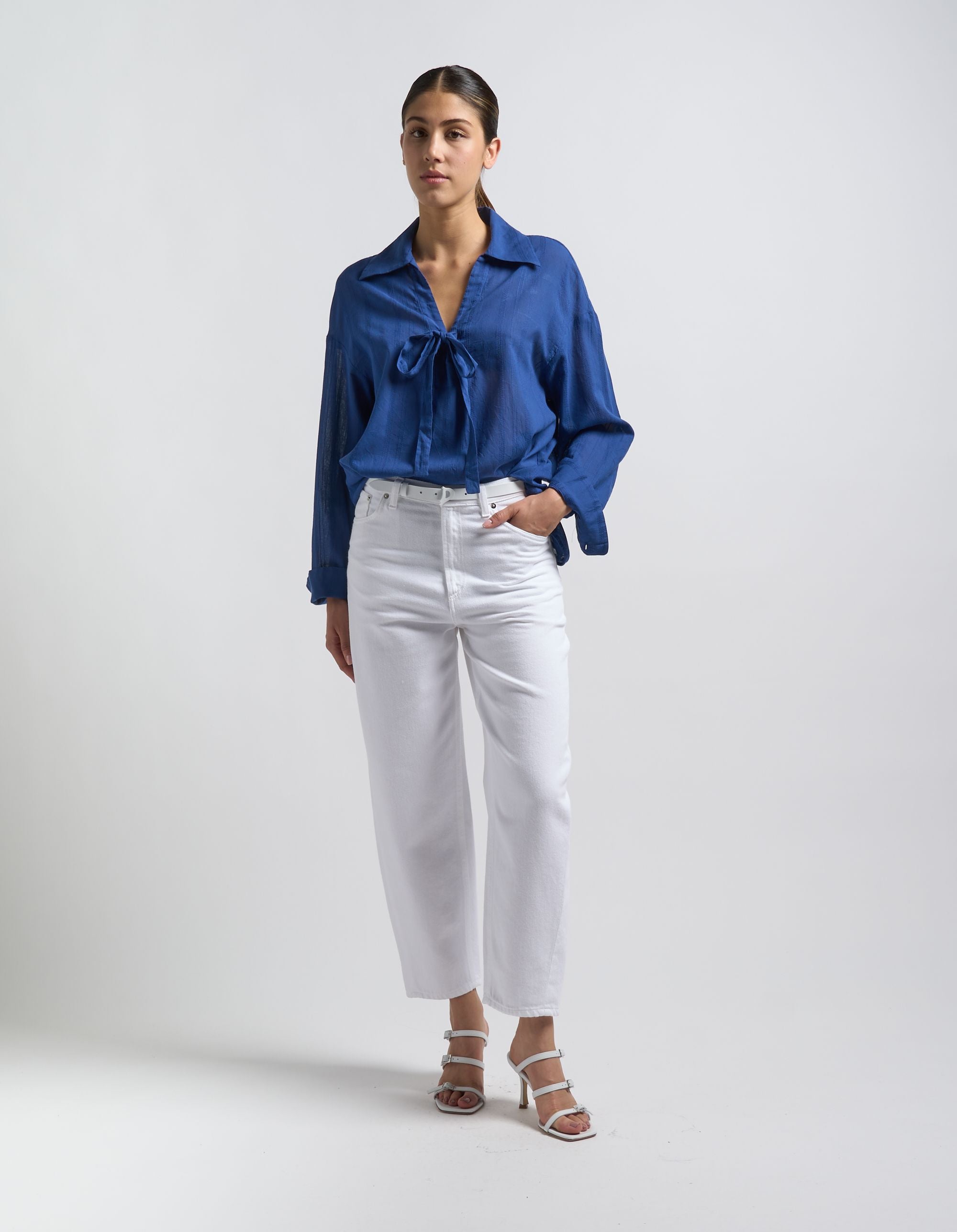 Dondup Bessie Jeans Hvid