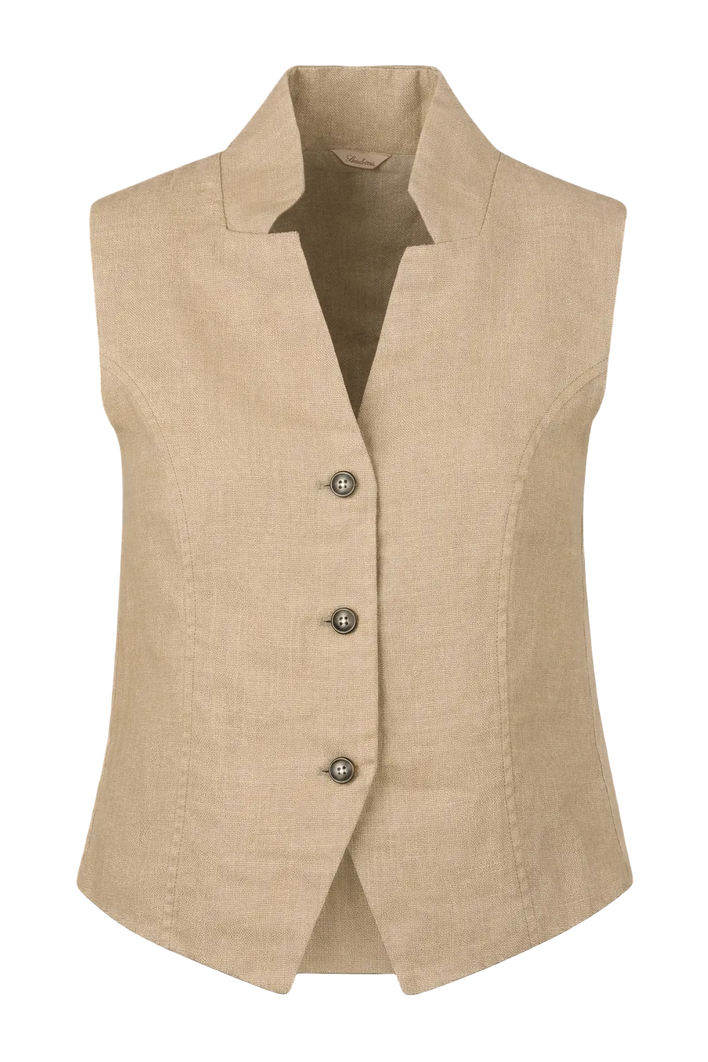 Stenströms Lara Hør Vest Beige